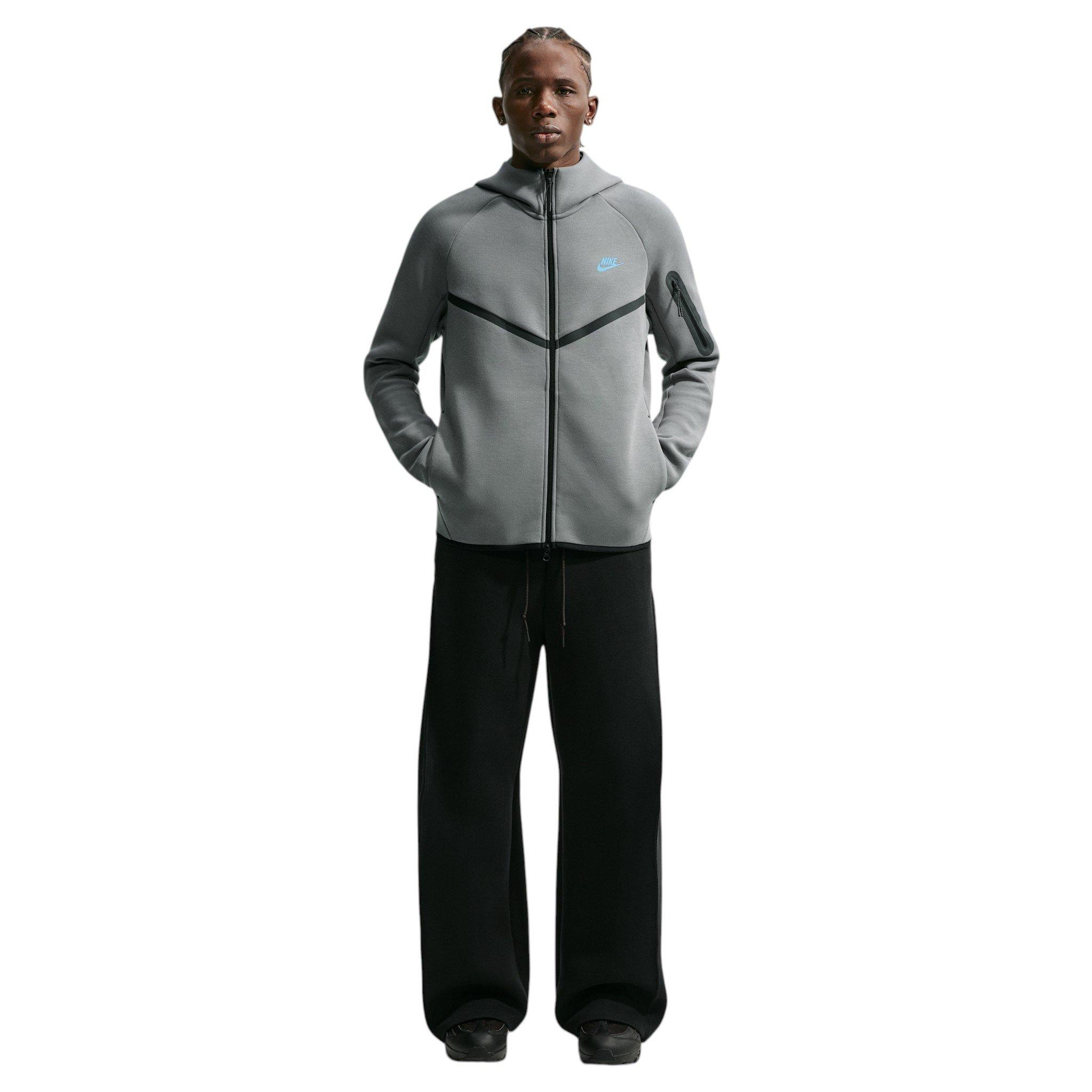 Nike Men's Tech Fleece Windrunner Full-Zip Jacket - GREY Thumbnail View 4