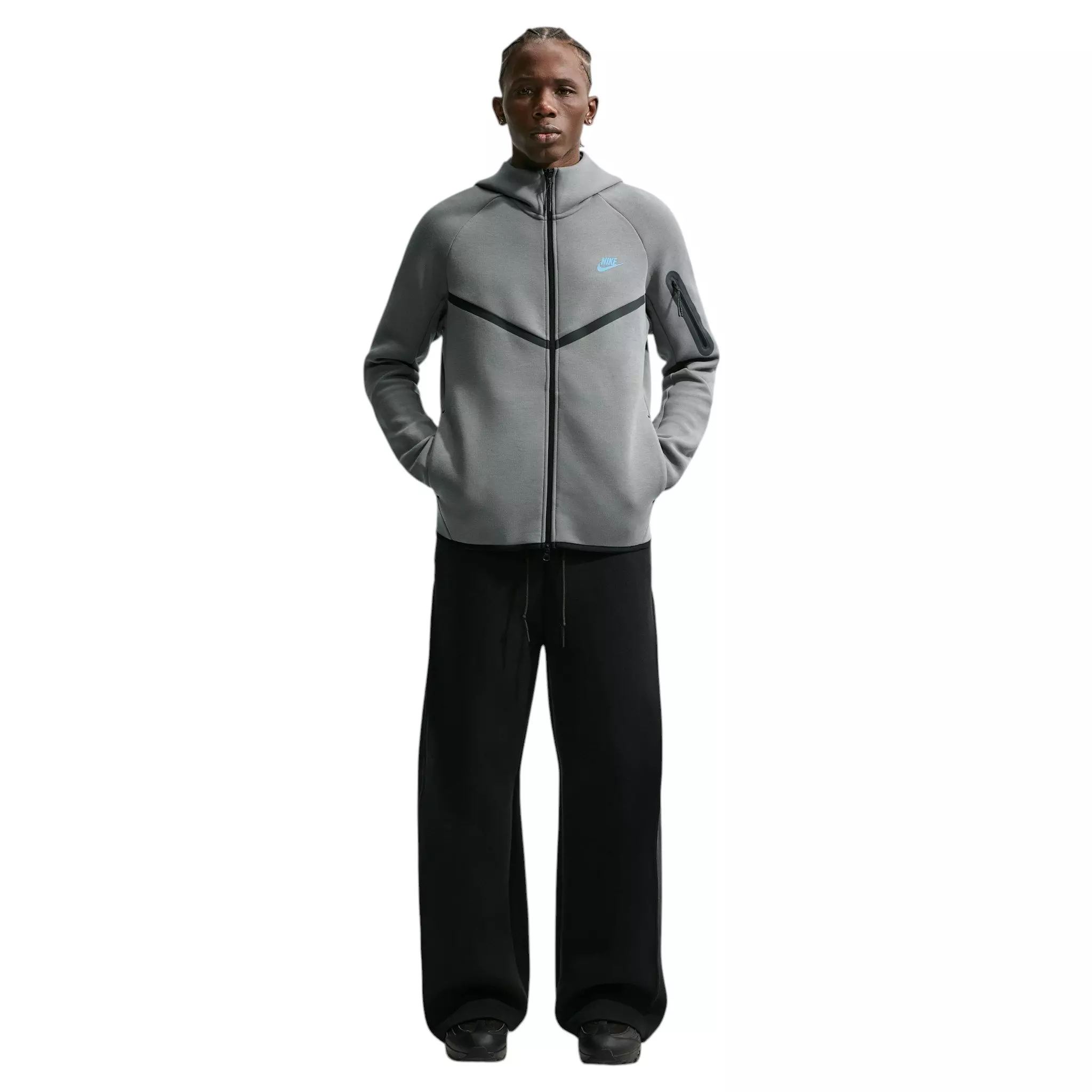 Nike Men's Tech Fleece Windrunner Full-Zip Jacket - GREY