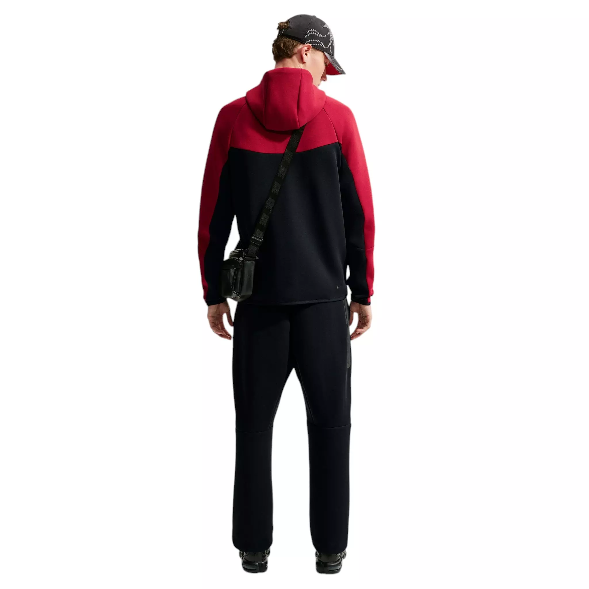 Nike Men's Tech Fleece Windrunner Full-Zip Jacket - RED