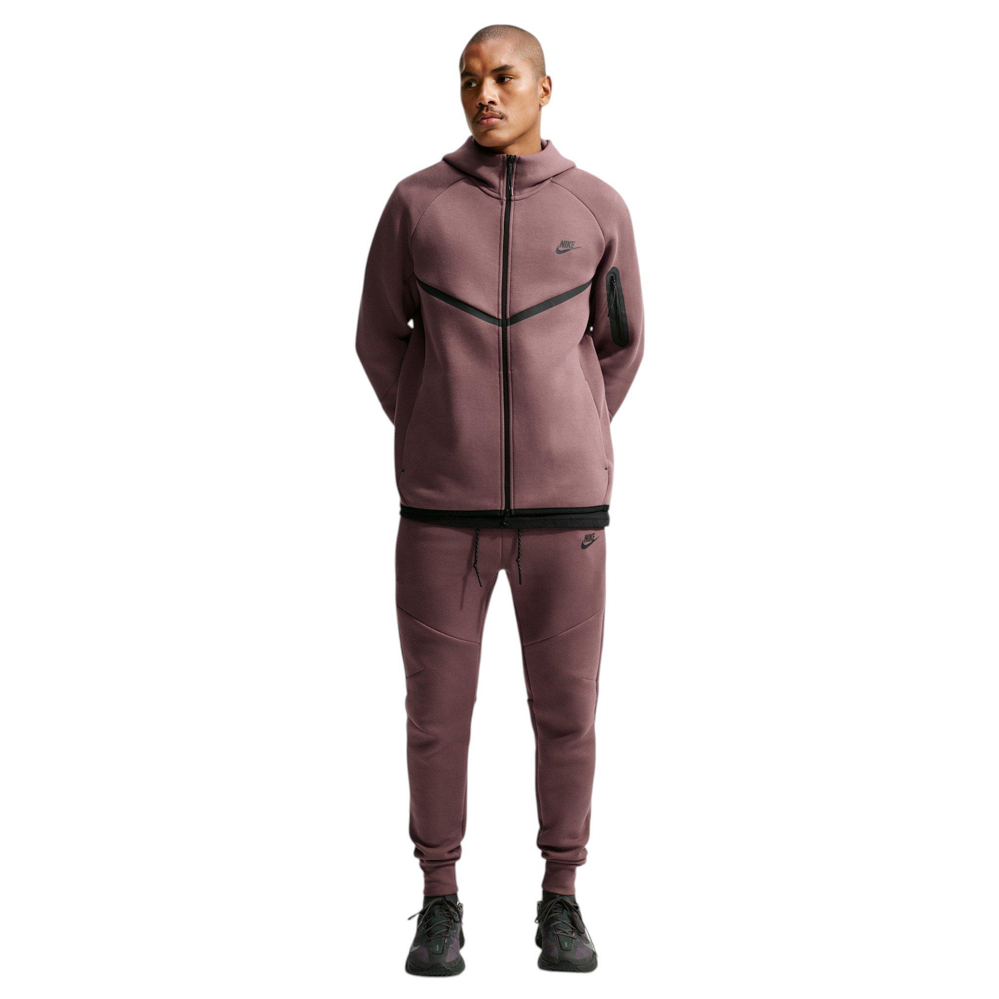 Nike Men's Tech Fleece Windrunner Full-Zip Jacket - PURPLE Thumbnail View 4
