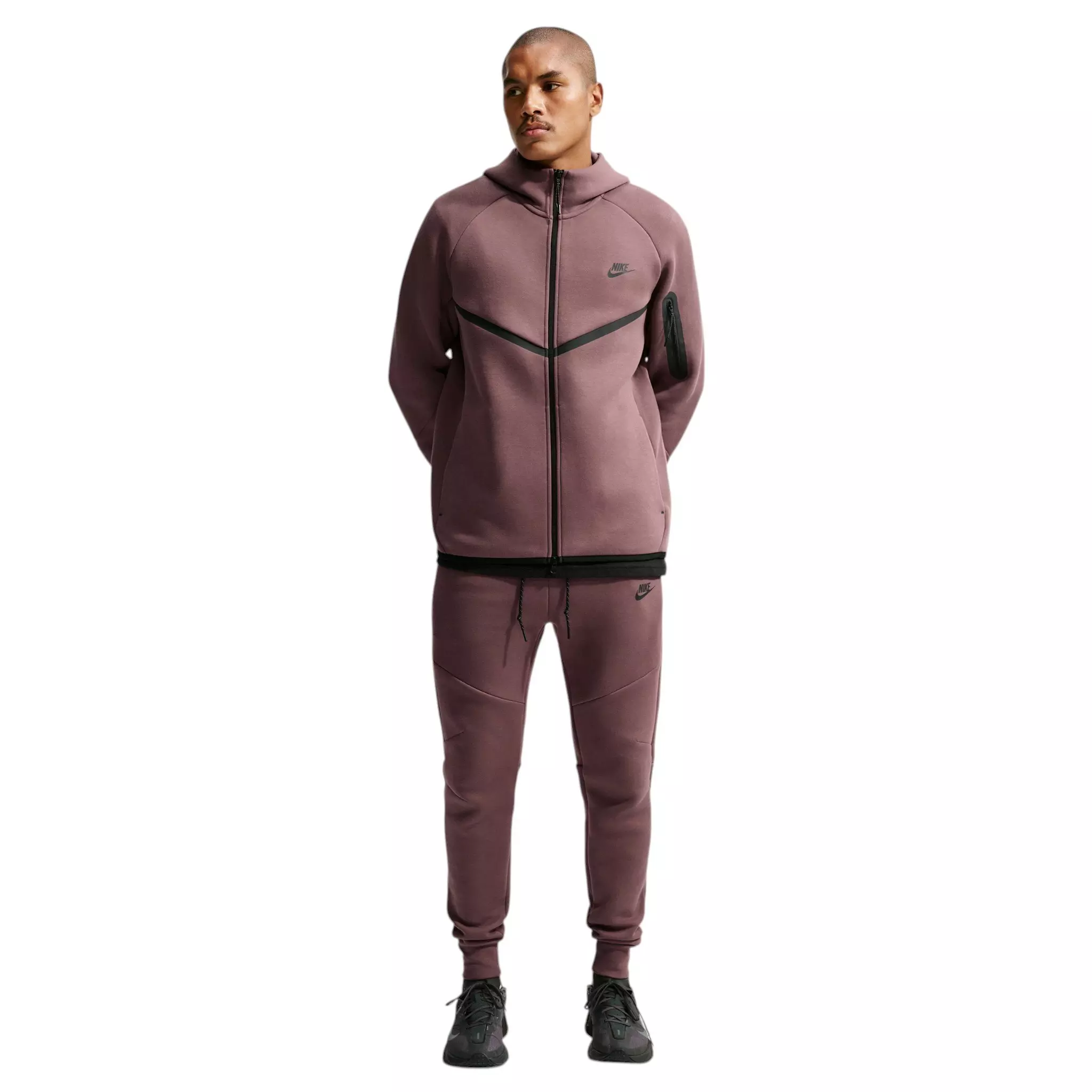 Nike Men's Tech Fleece Windrunner Full-Zip Jacket - PURPLE