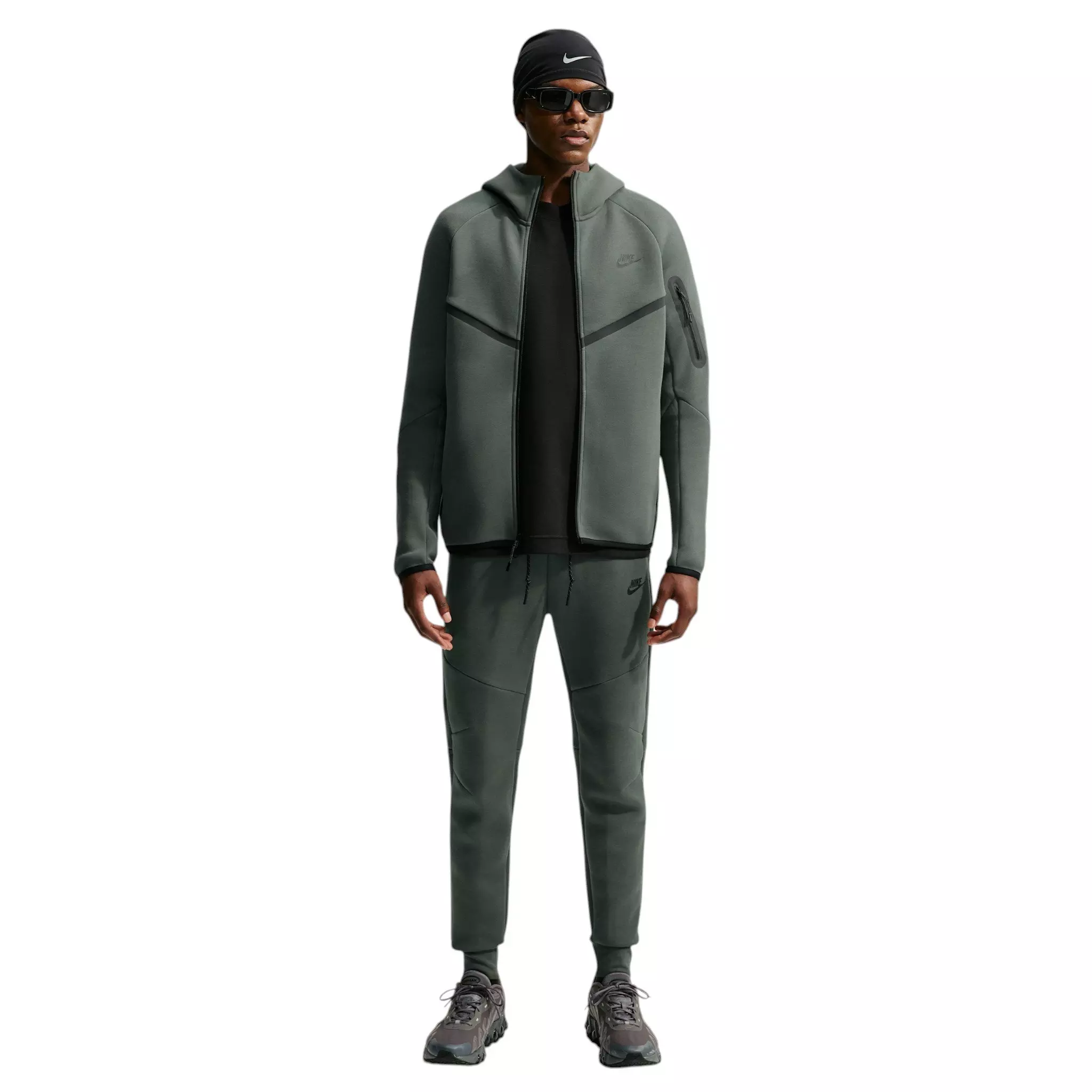 Nike Men's Tech Fleece Windrunner Full-Zip Jacket - GREEN