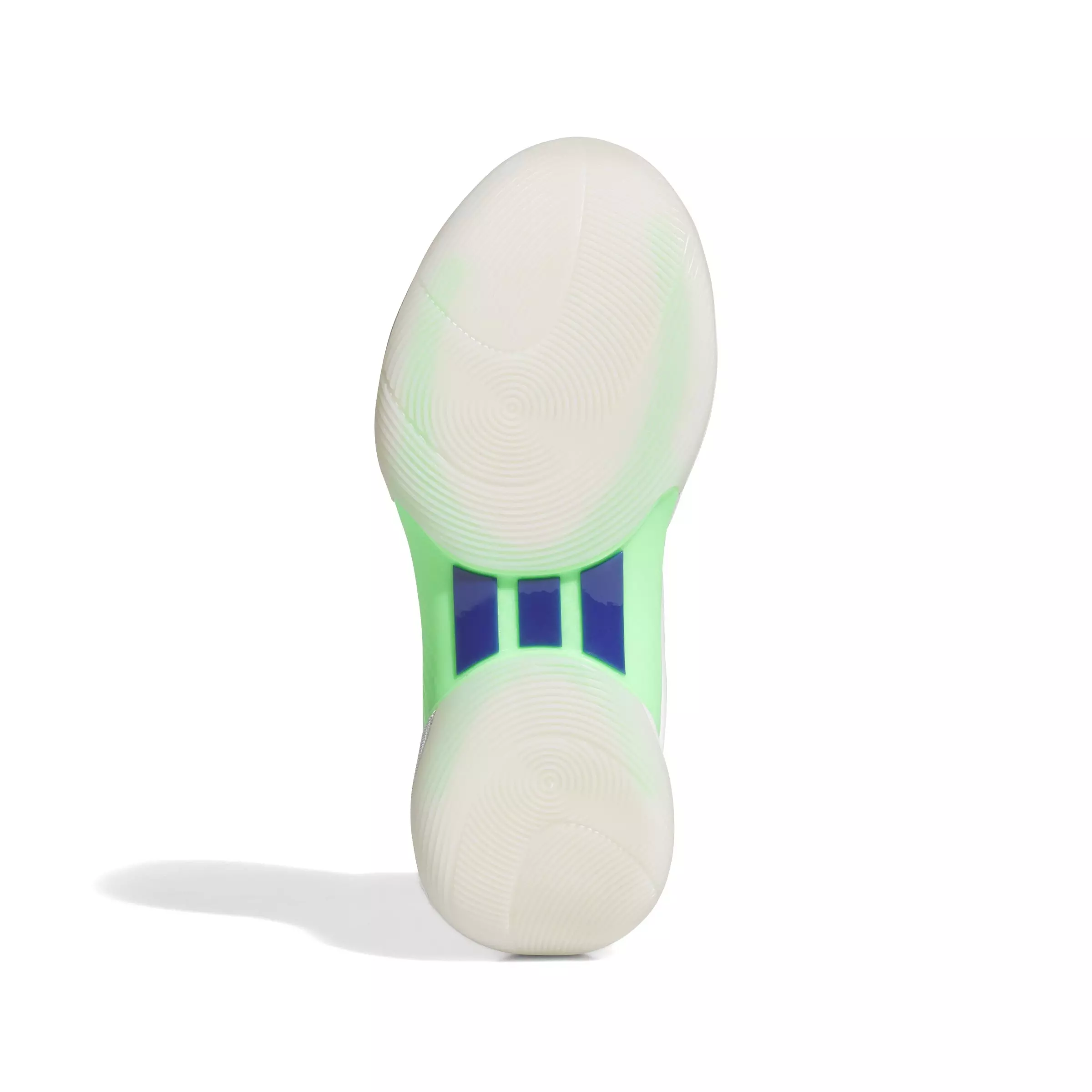 adidas D.O.N. Issue 6 "Ftwr White/Screaming Green/Lucid Blue" Grade School Boys' Basketball Shoe - WHITE/GREEN/BLUE