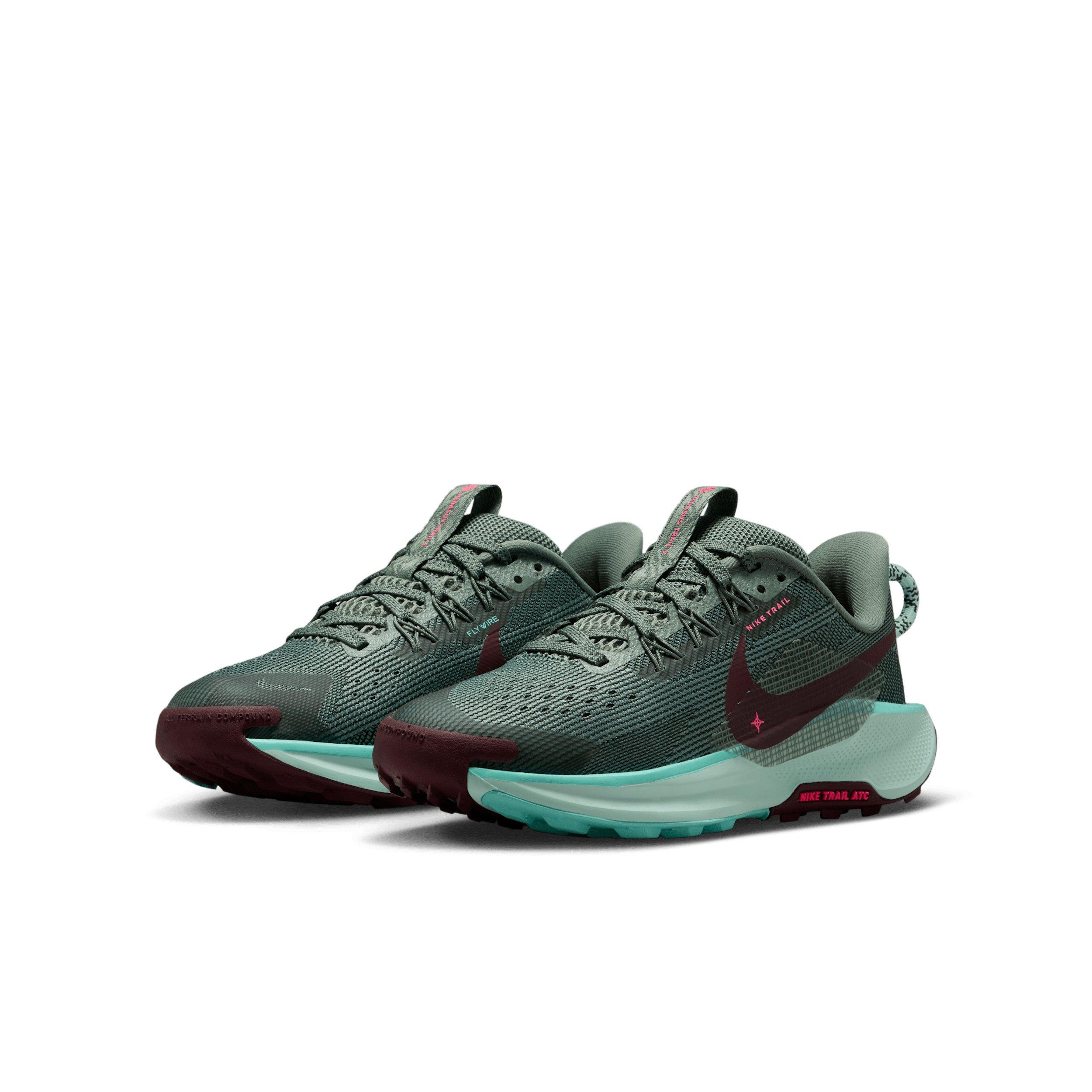 Nike Pegasus Trail 5 Grade School Boys' "Clay Green/Turquoise/Seaweed/Mint Foam" Trail Running Shoe