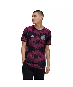 adidas Men's Mexico Home Black/Purple Soccer Jersey