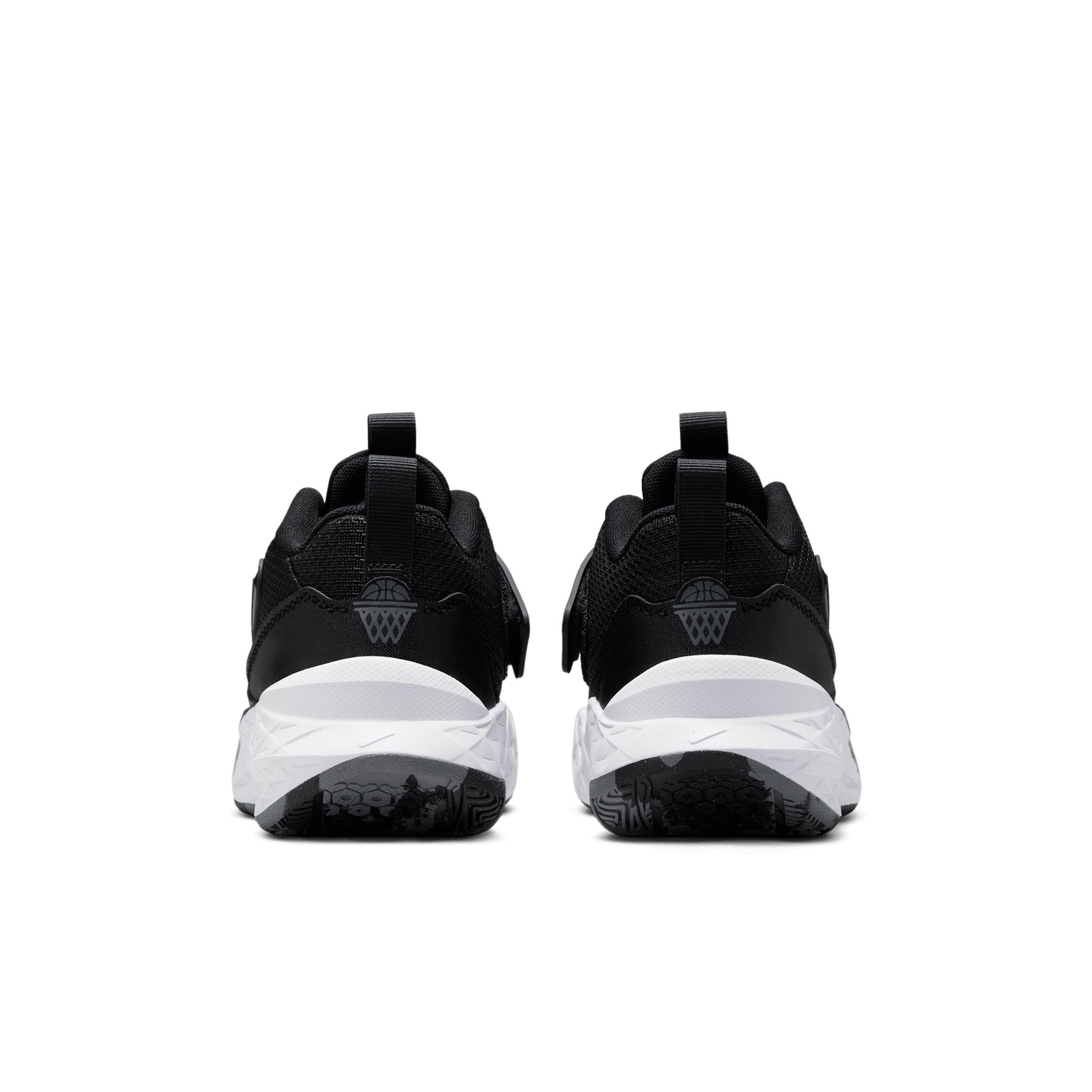 Nike Team Hustle D 12 Grade School Boys' "Black/Anthracite/White" Basketball Shoe
