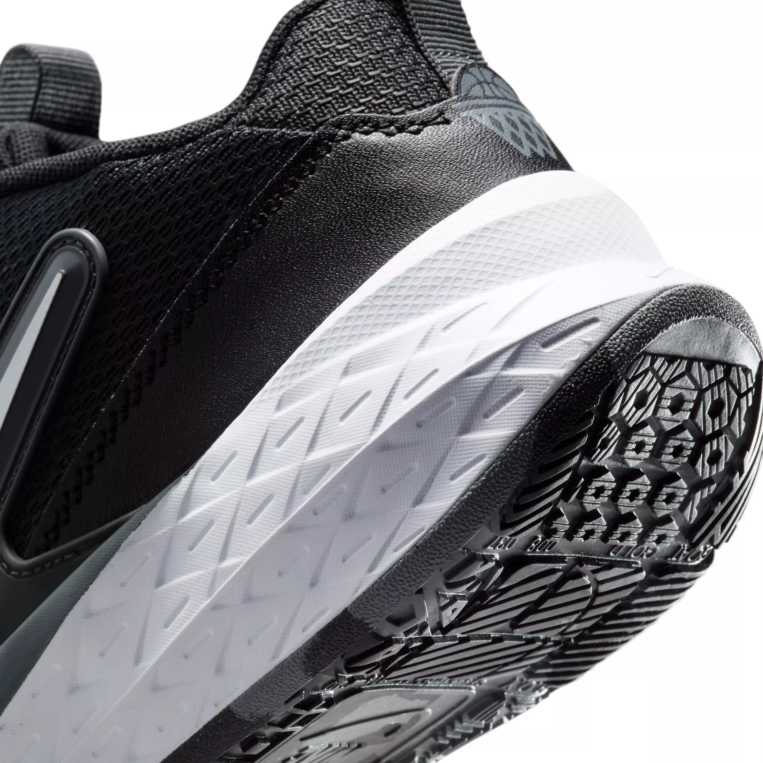 Nike Team Hustle D 12 "Black/Anthracite/White" Grade School Boys' Basketball Shoe - BLACK/ANTHRACITE/WHITE