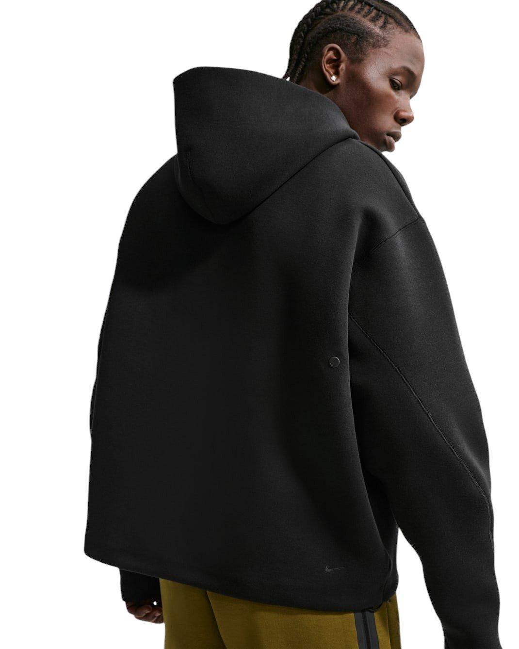 Nike Men's Tech Fleece Full-Zip Hoodie - BLACK