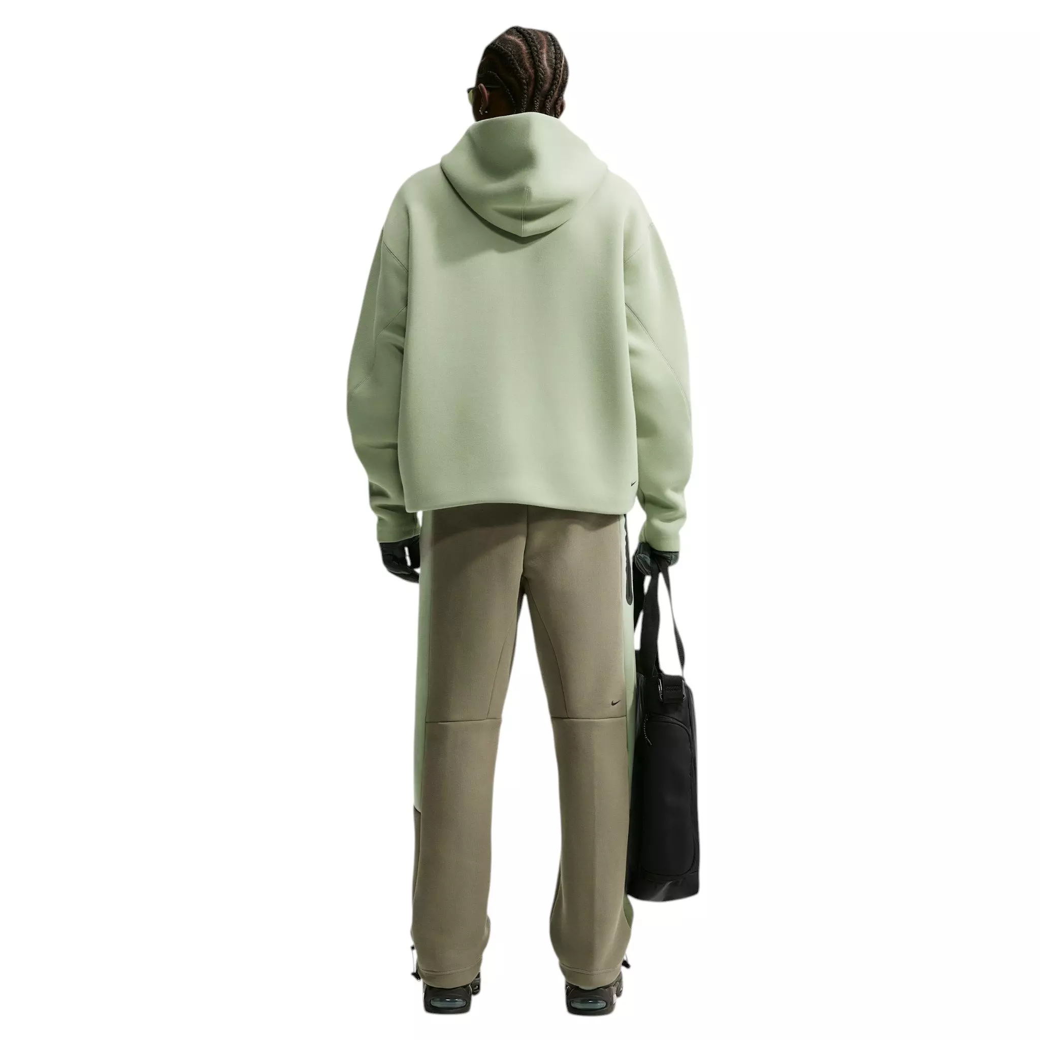 Nike Men's Tech Fleece Full-Zip Hoodie - GREEN