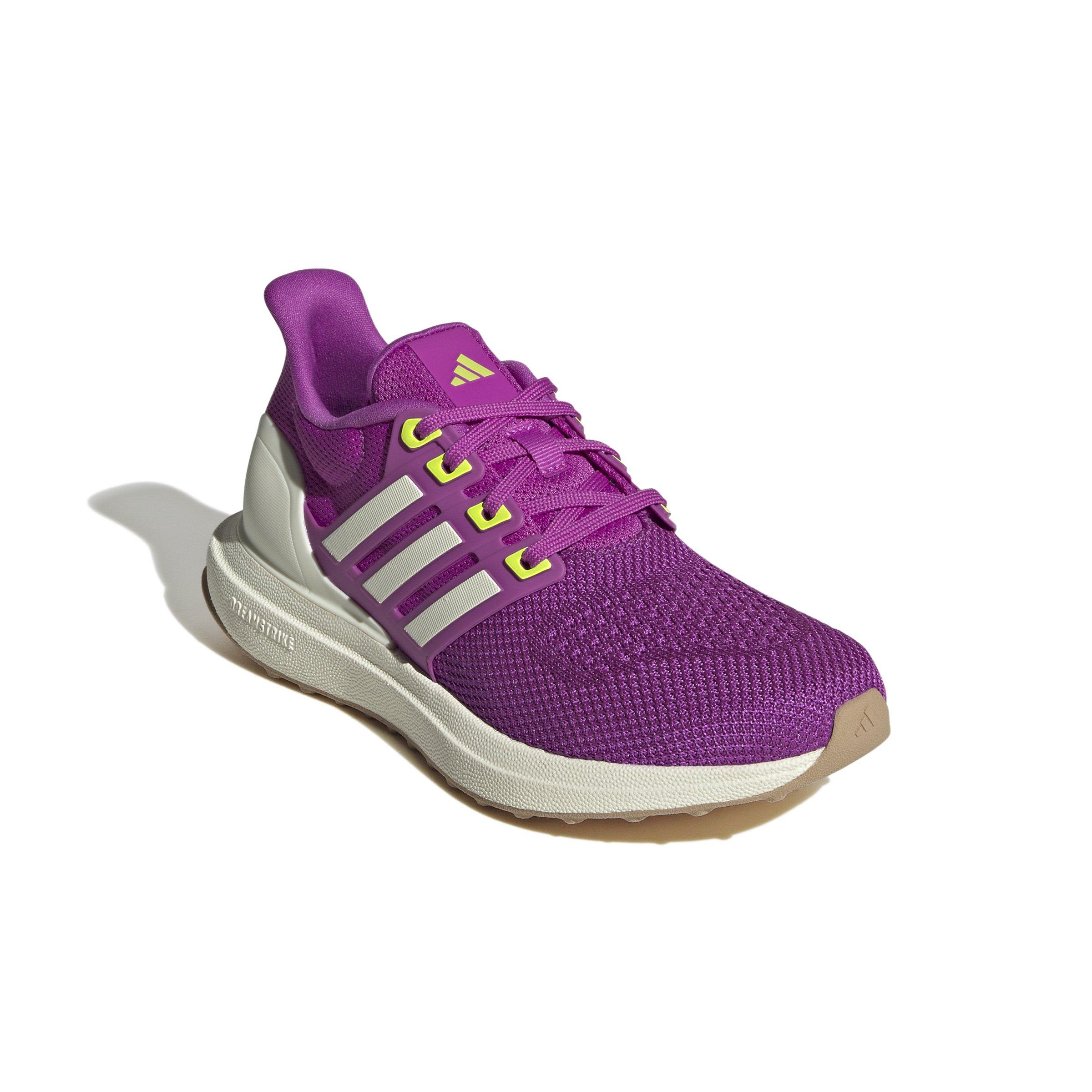 adidas Ultradream DNA "Flash Pink/Off White/Solar Slime" Grade School Girls' Shoe - PINK/OFF WHITE/SLIME Thumbnail View 3