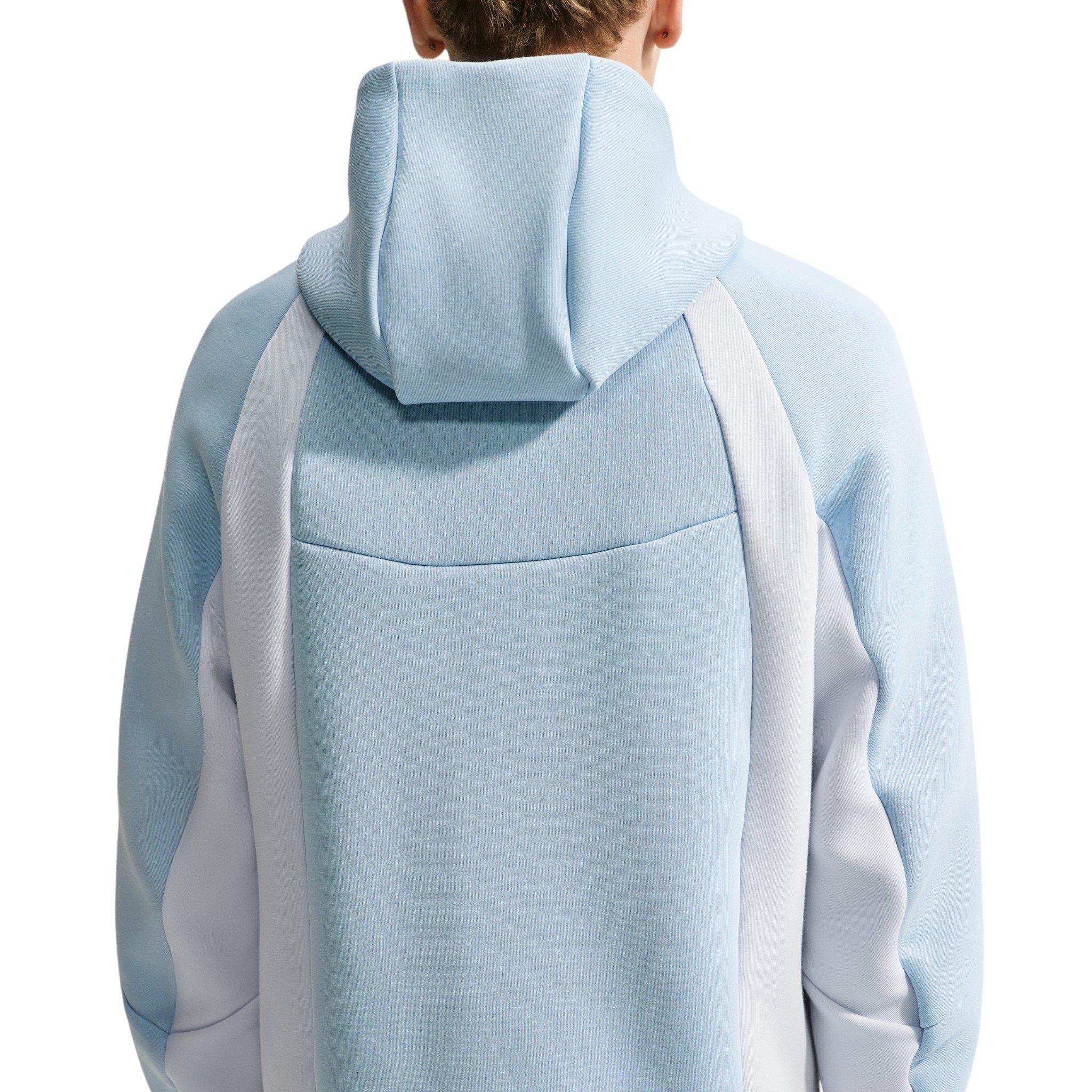 Nike Men's Tech Color-Block Full-Zip Fleece Windrunner Jacket - BLUE