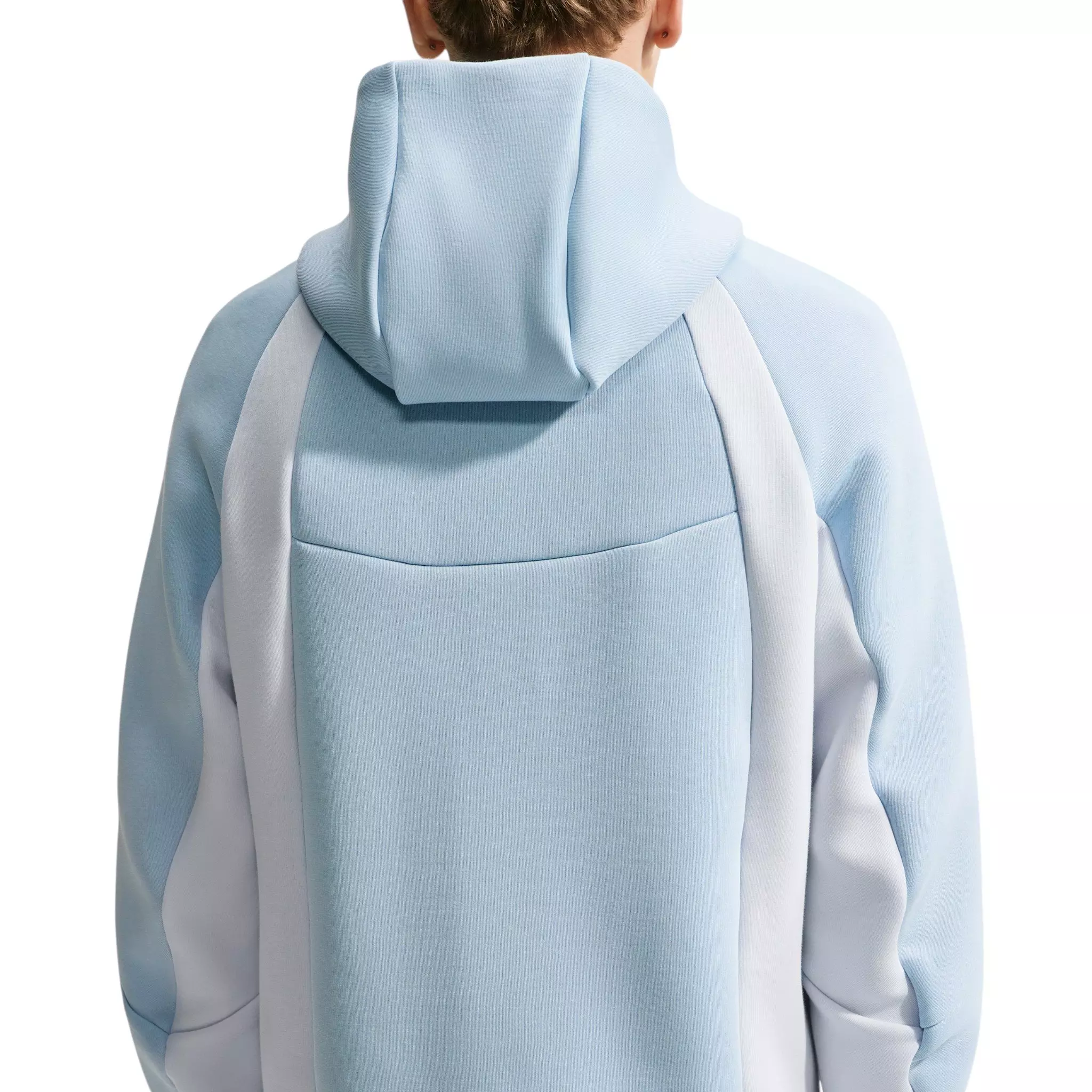 Nike Men's Tech Color-Block Full-Zip Fleece Windrunner Jacket - BLUE