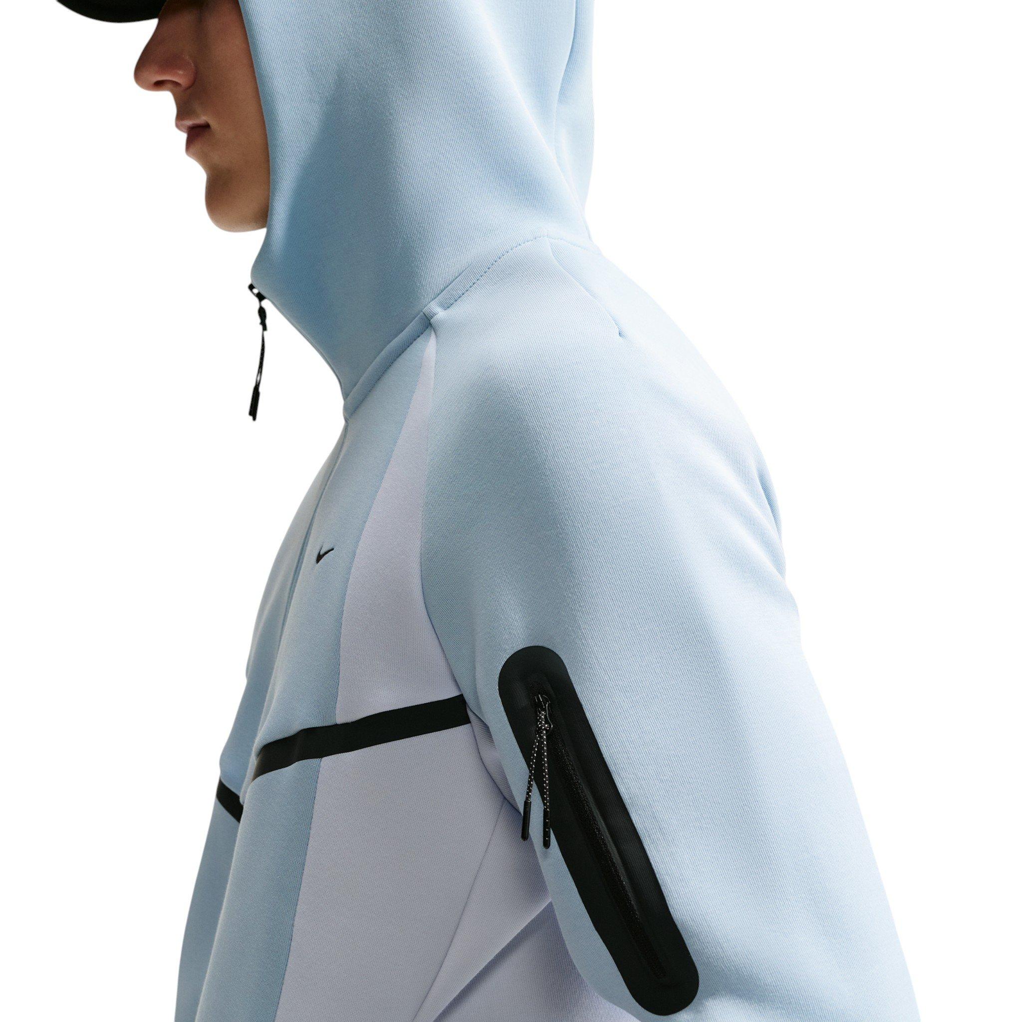 Nike Men's Tech Color-Block Full-Zip Fleece Windrunner Jacket - BLUE