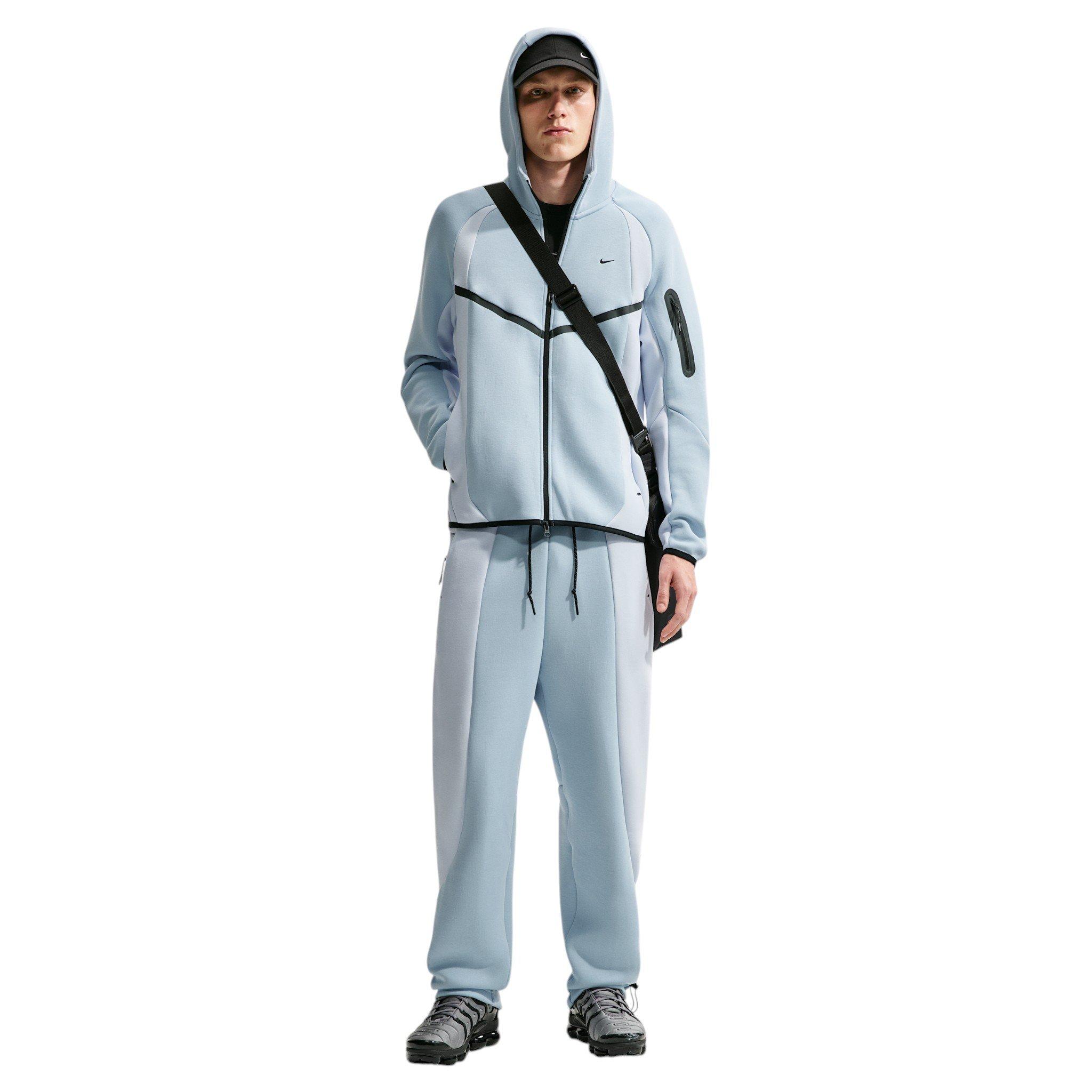 Nike Men's Tech Color-Block Full-Zip Fleece Windrunner Jacket - BLUE
