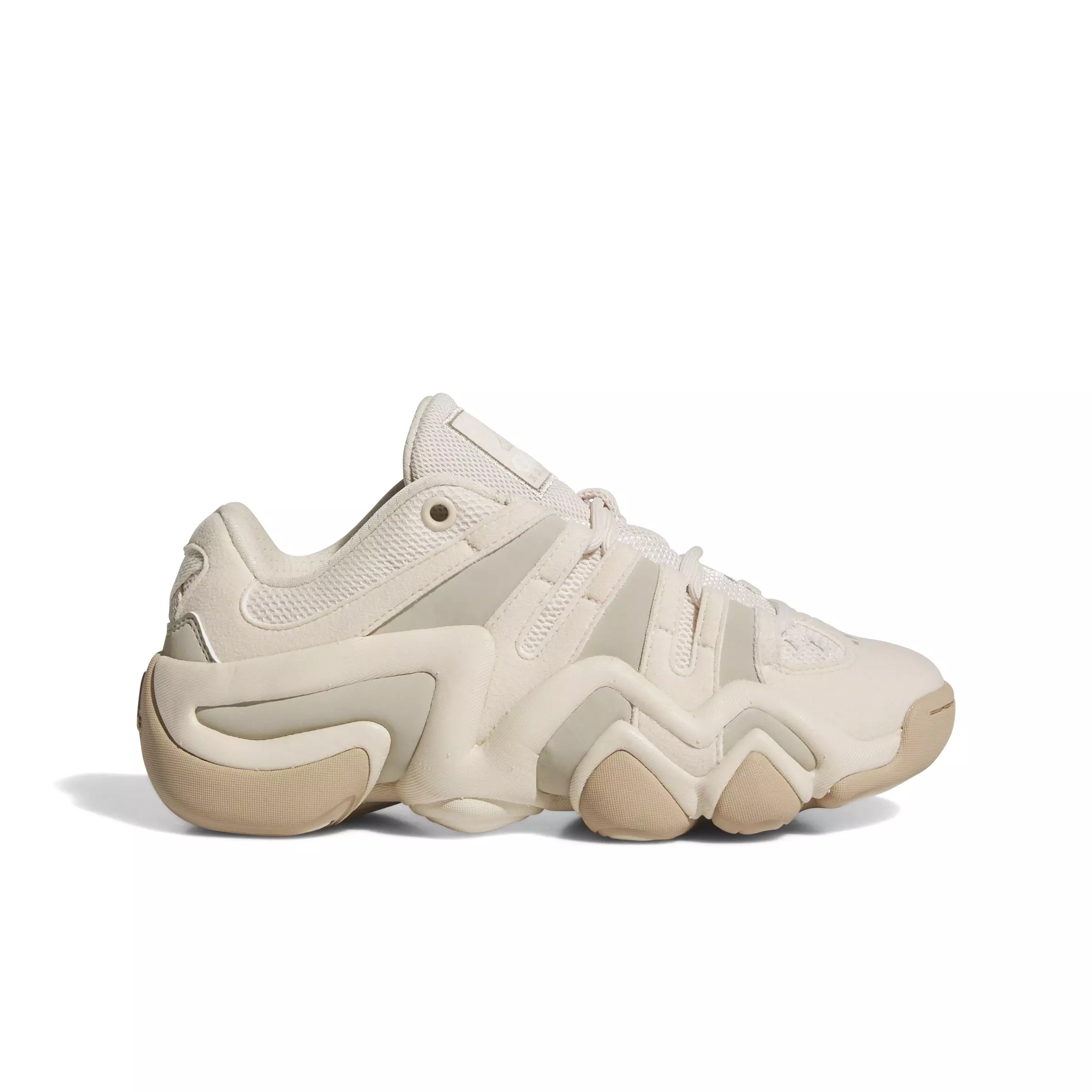 adidas Crazy 8 Low "Halo Ivory/Wonder Beige/Warm Sandstone" Grade School Boys' Basketball Shoe - IVORY/BEIGE/SANDSTONE