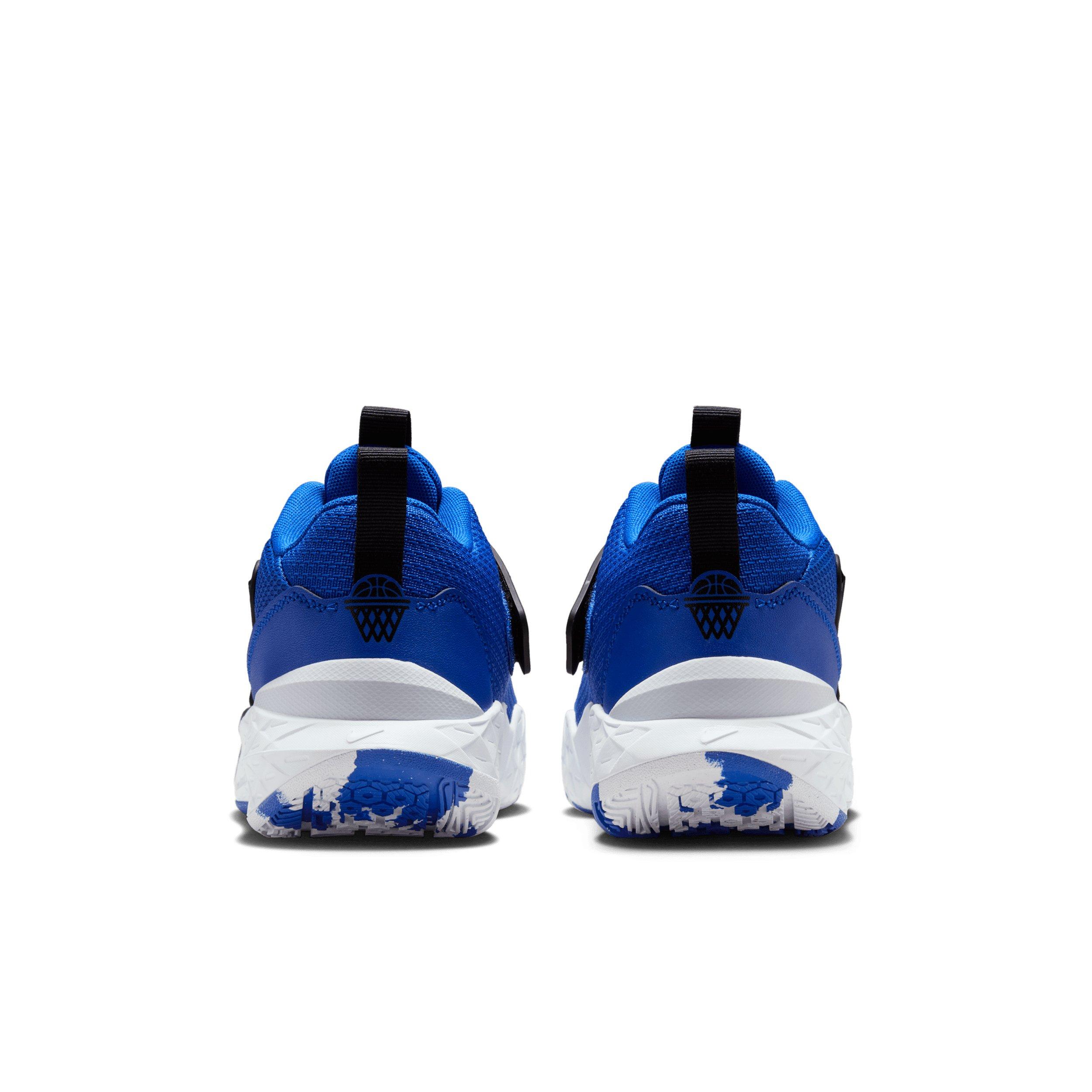 Nike Team Hustle D 12 Grade School Boys' "Game Royal/Black/White" Basketball Shoe