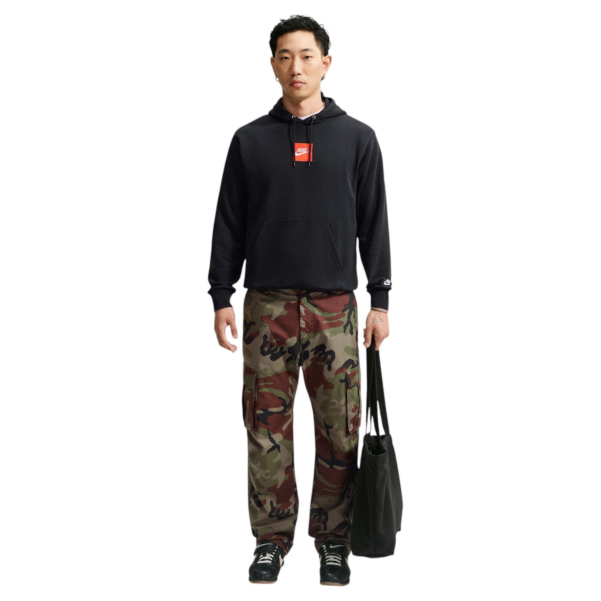 Nike Men's Sportswear Club French Terry Hoodie - BLACK