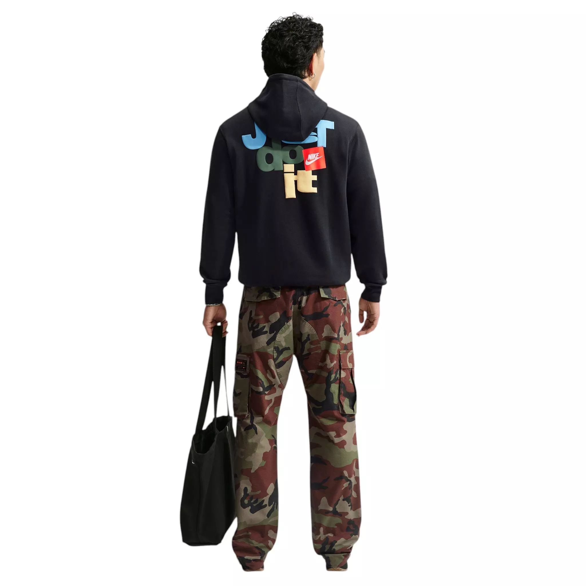 Nike Men's Sportswear Club French Terry Hoodie - BLACK