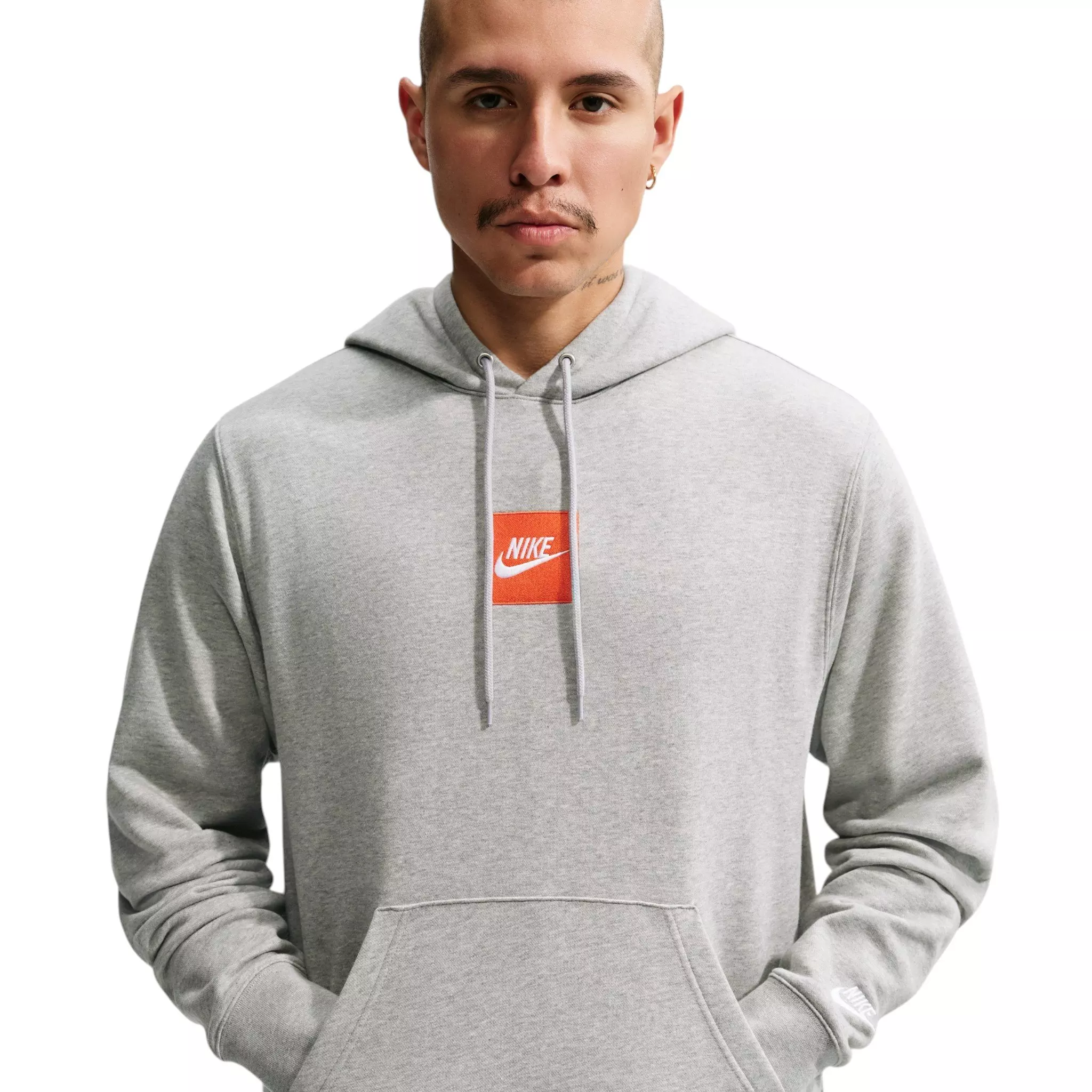 Nike Men's Sportswear Club French Terry Hoodie - GREY