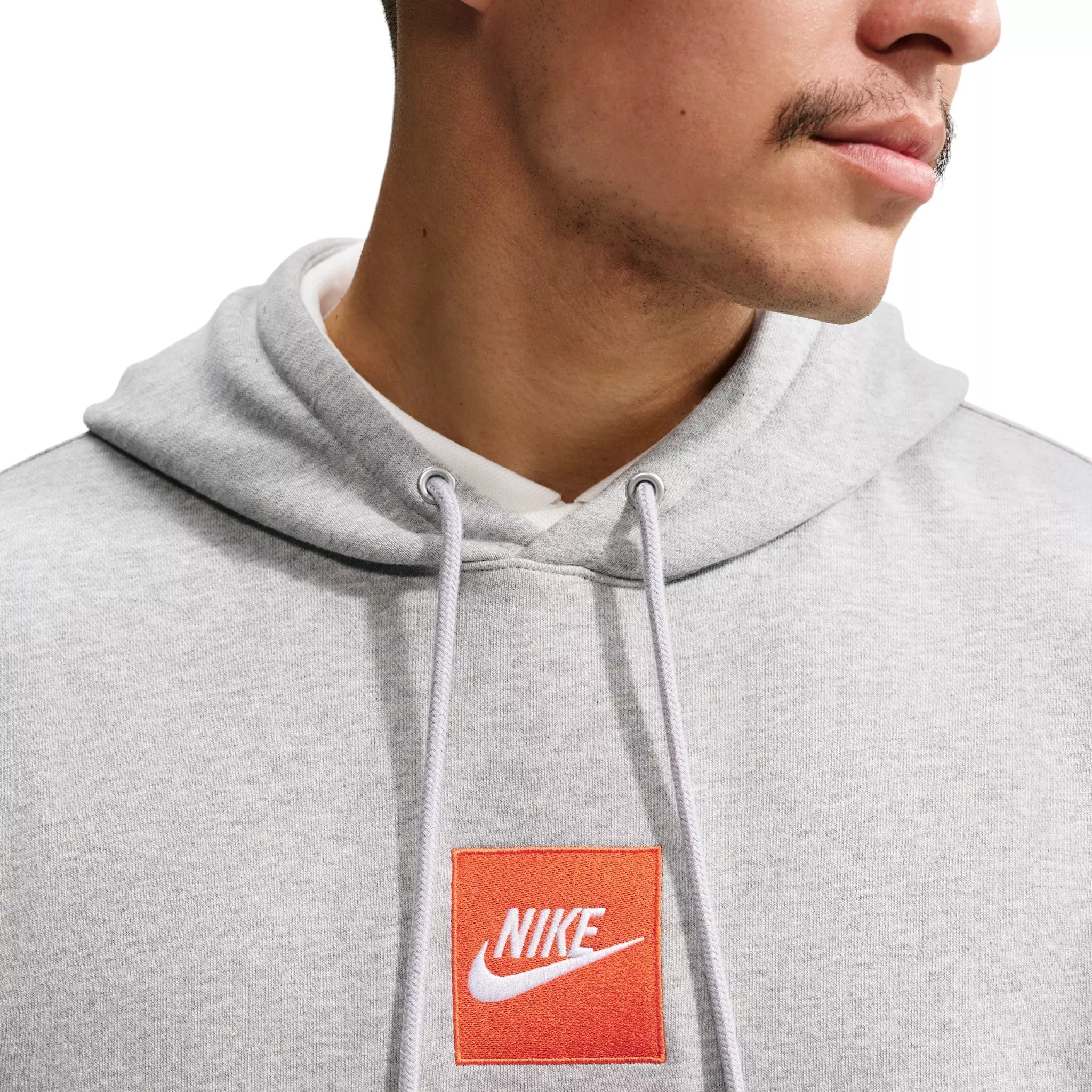 Nike Men's Sportswear Club French Terry Hoodie - GREY