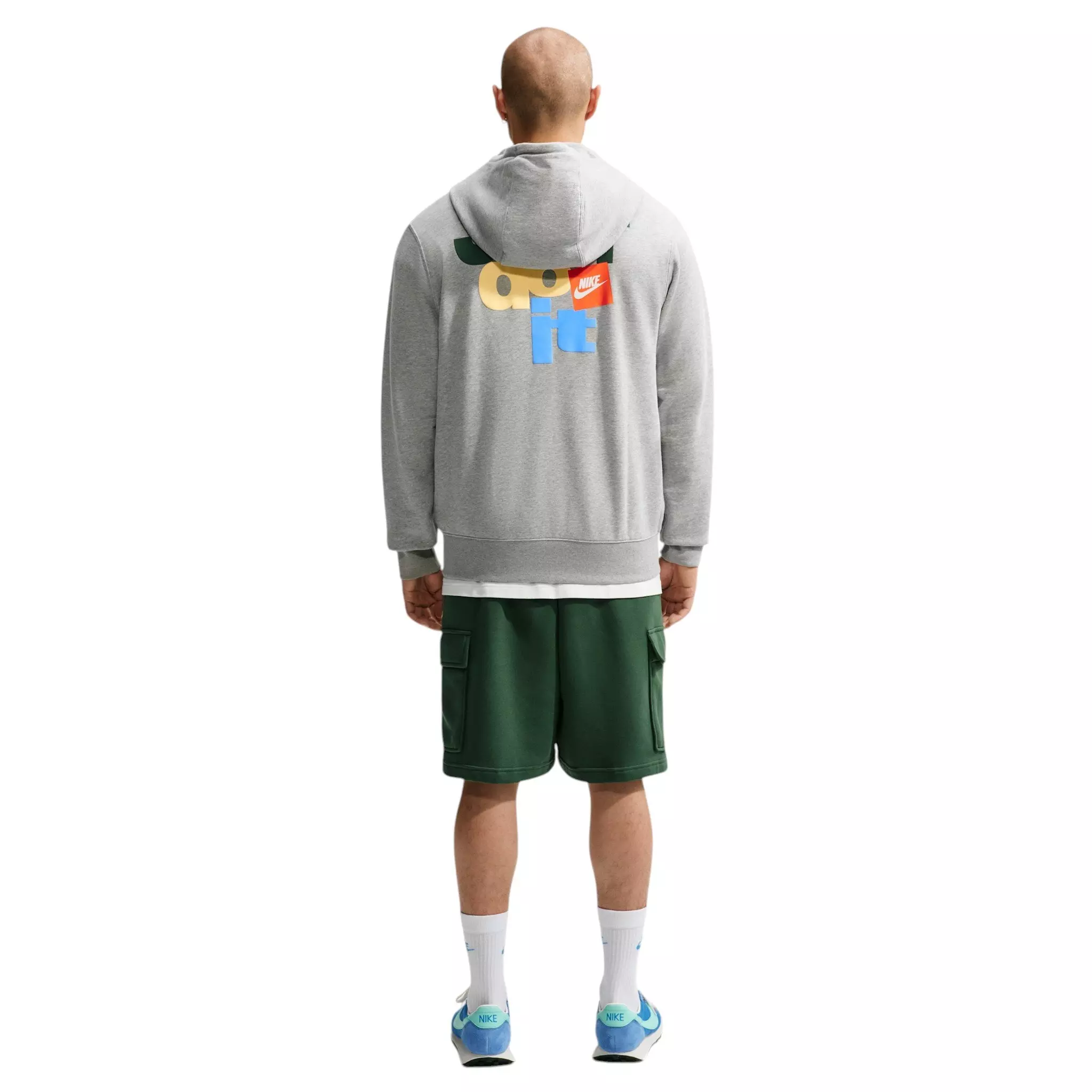 Nike Men's Sportswear Club French Terry Hoodie - GREY