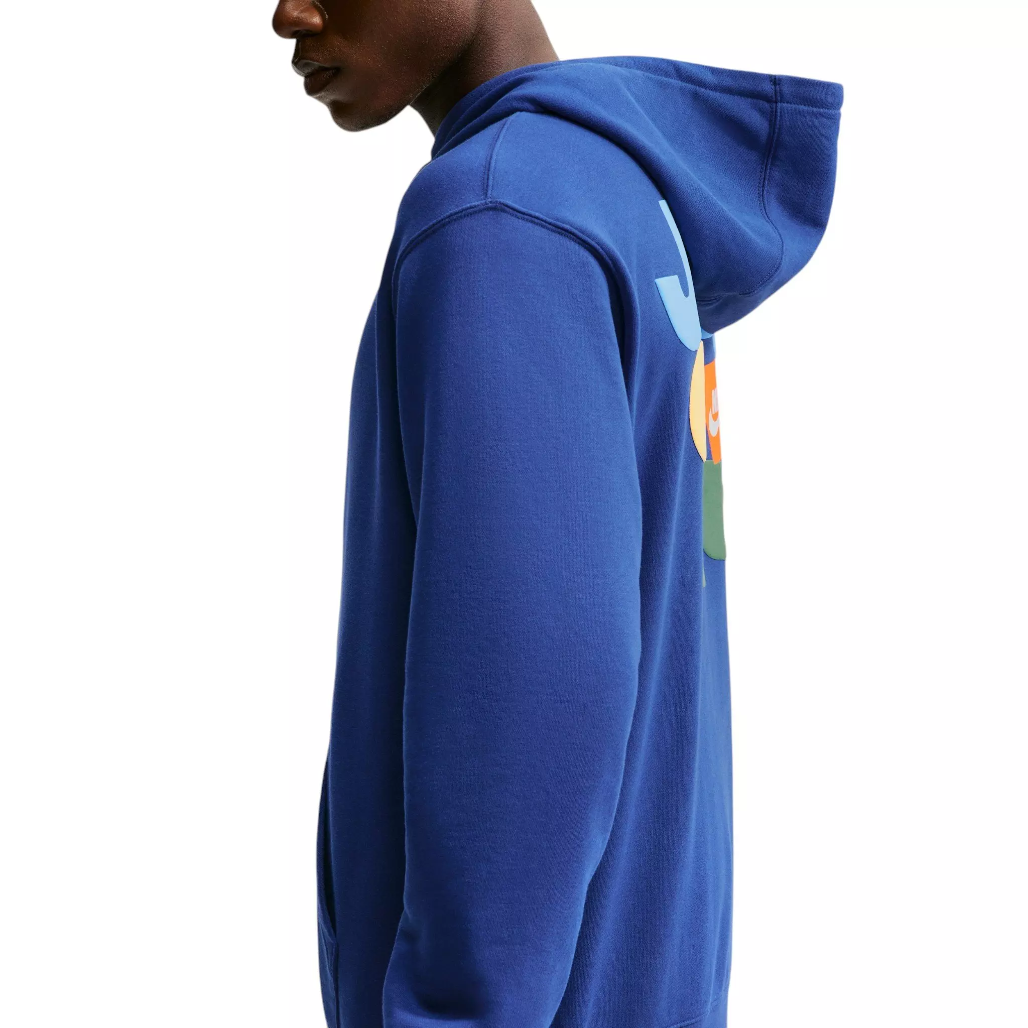 Nike Men's Sportswear Club French Terry Hoodie - BLUE