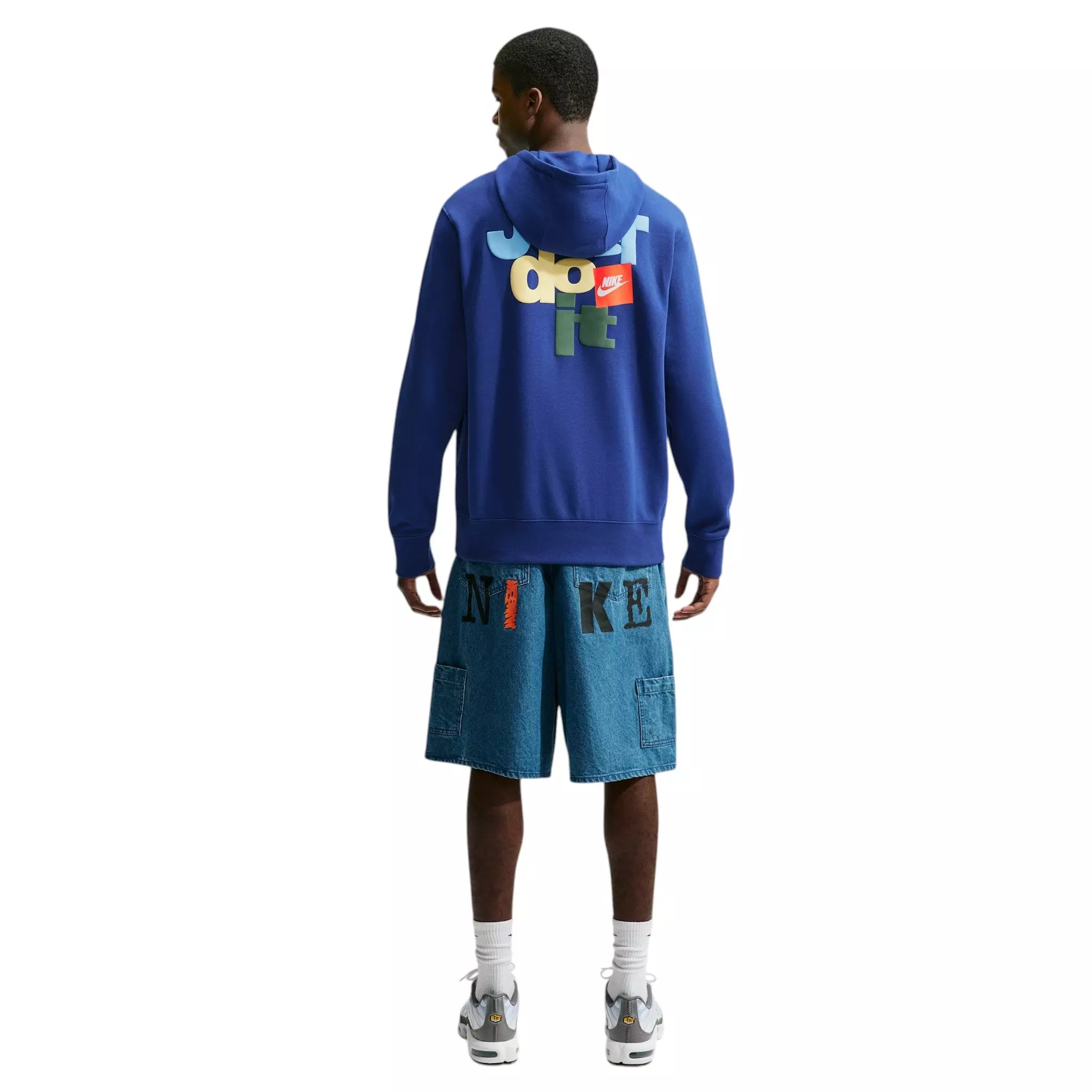 Nike Men's Sportswear Club French Terry Hoodie - BLUE