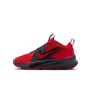Nike Team Hustle D 12 "University Red/Black/Anthracite/Red" Grade School Boys' Basketball Shoe