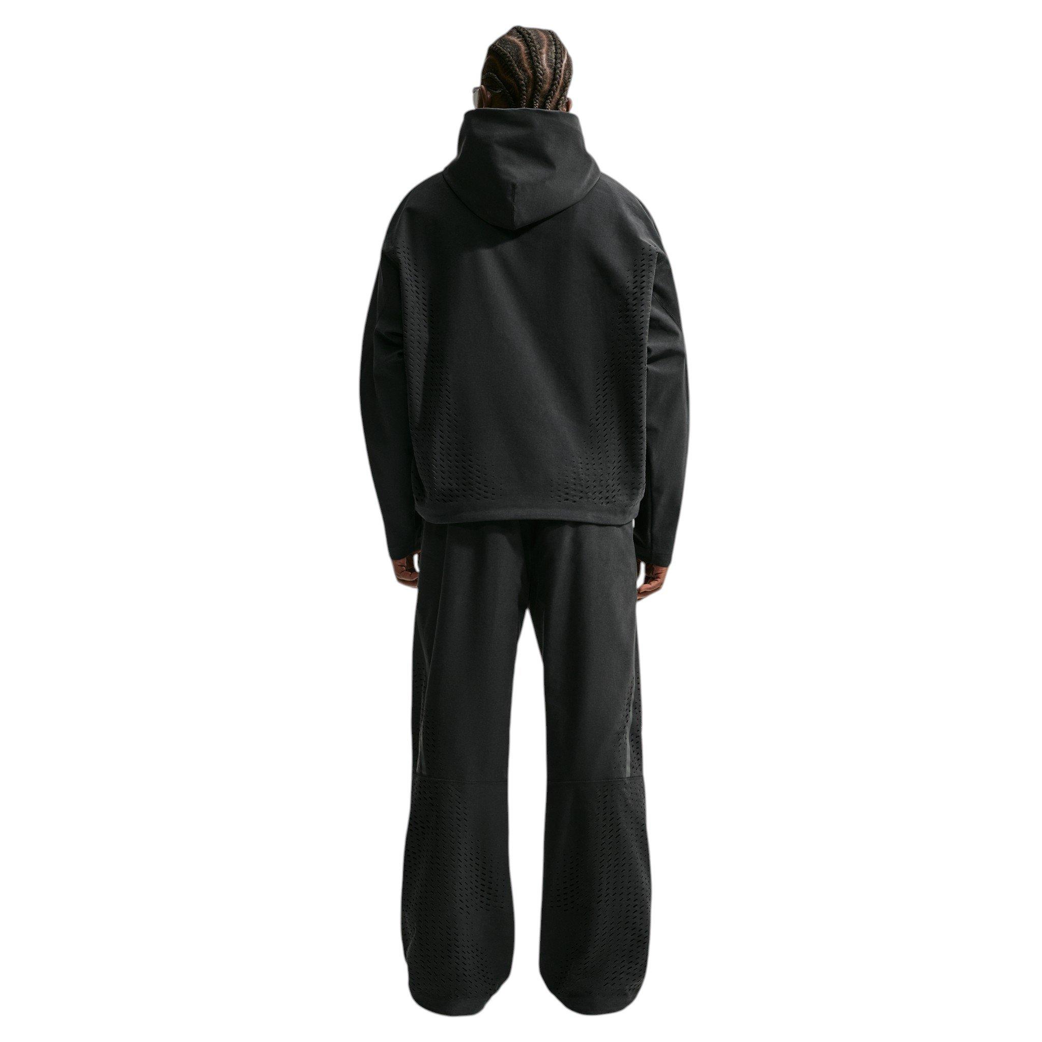 Nike Men's Tech Dri-FIT Shori Knit Pullover Hoodie - BLACK