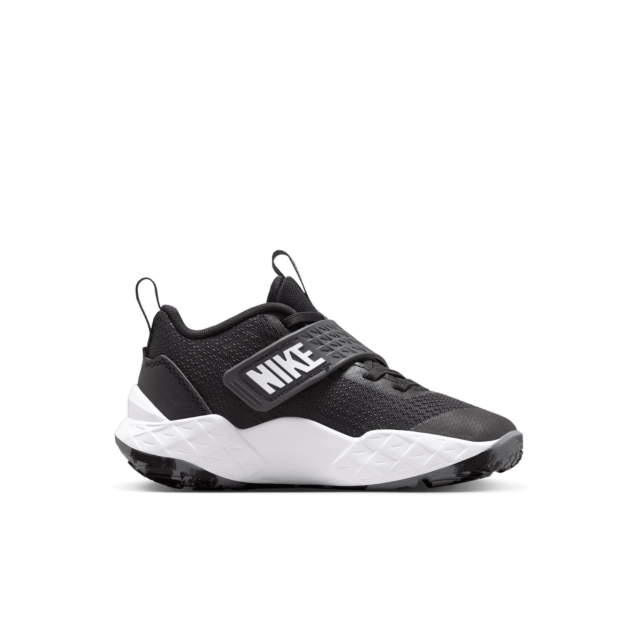 Nike Team Hustle D 12 Preschool Boys' "Black/Anthracite/White" Basketball Shoe