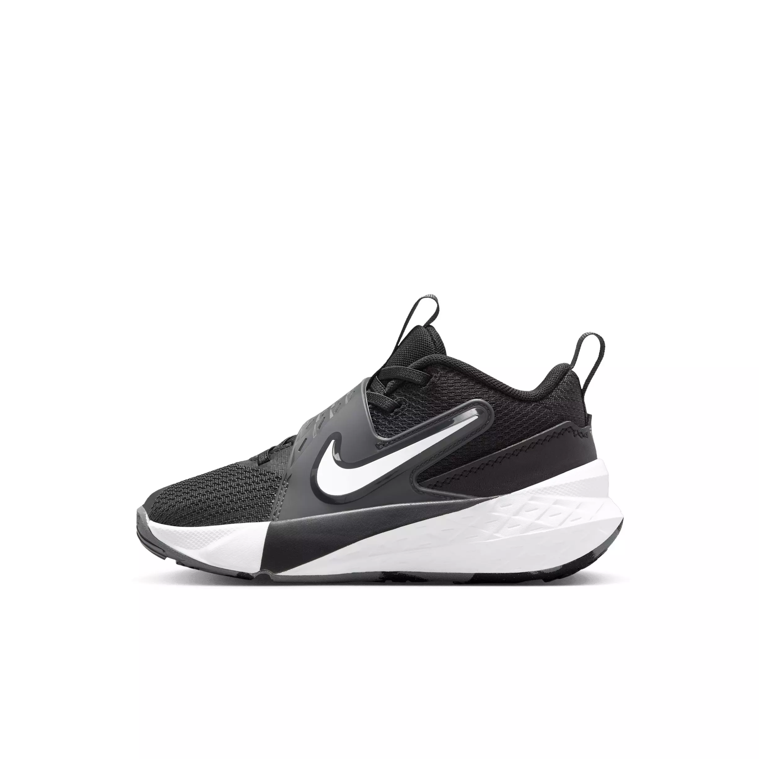 Nike Team Hustle D 12 "Black/Anthracite/White" Preschool Boys' Basketball Shoe - BLACK/ANTHRACITE/WHITE