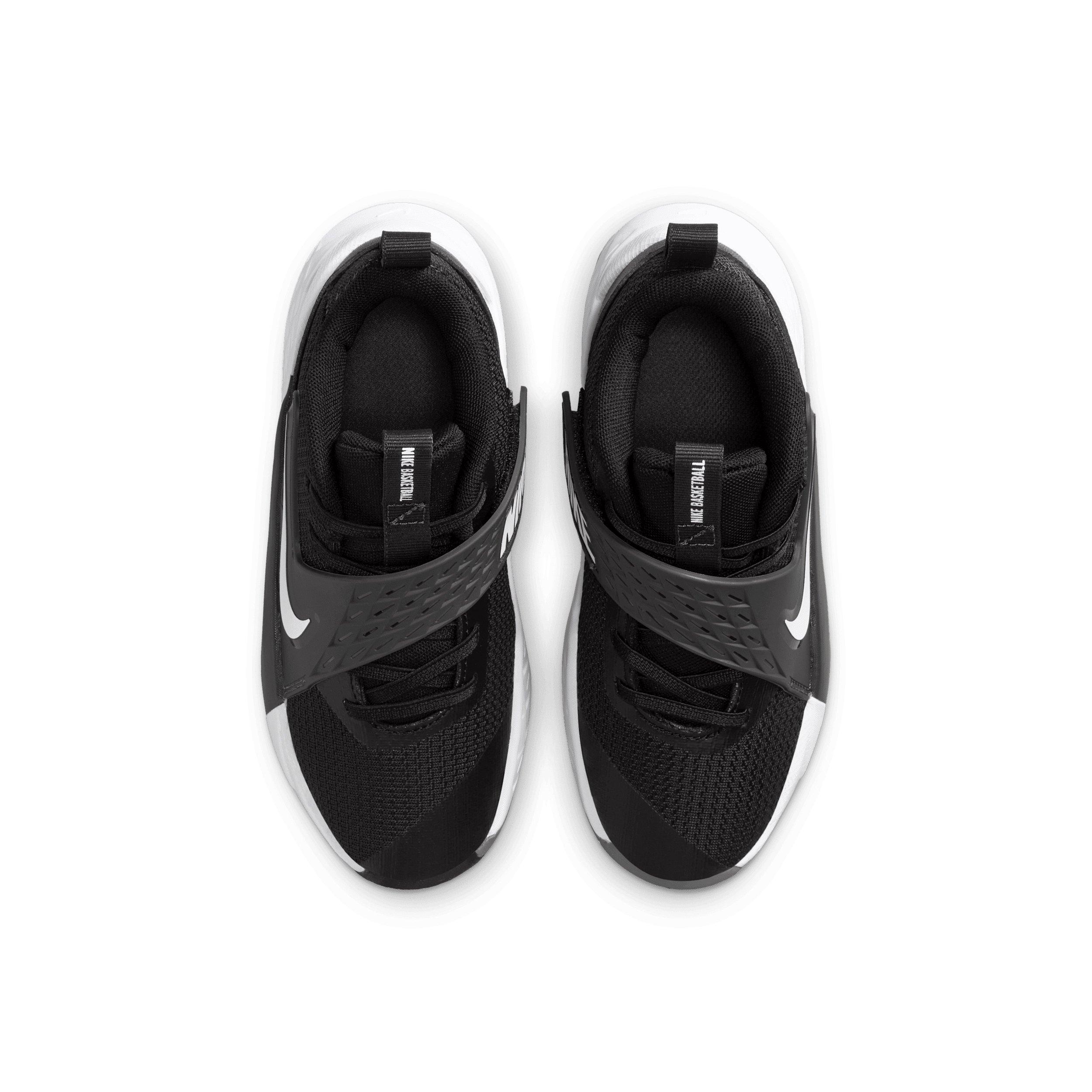 Nike Team Hustle D 12 Preschool Boys' "Black/Anthracite/White" Basketball Shoe