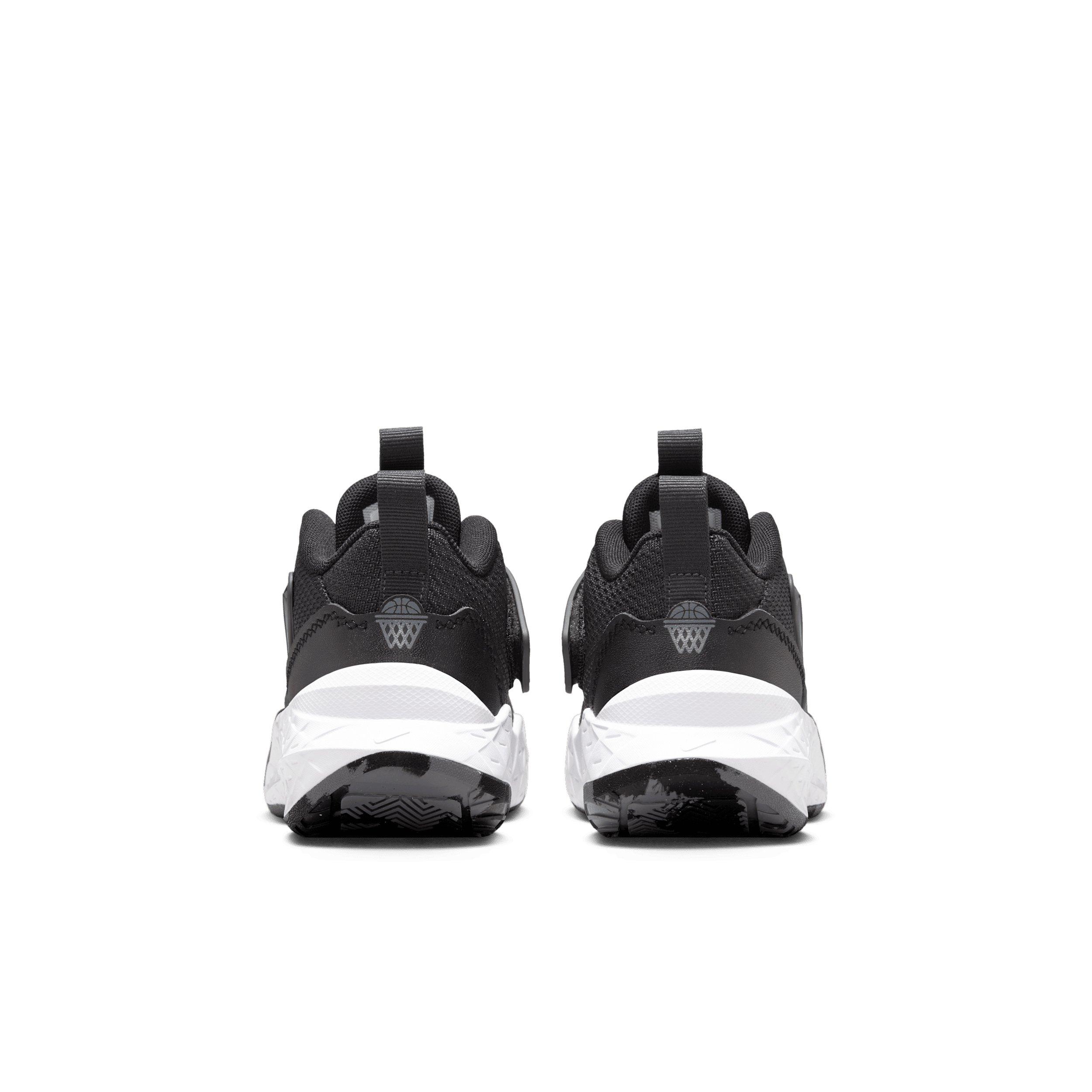 Nike Team Hustle D 12 Preschool Boys' "Black/Anthracite/White" Basketball Shoe