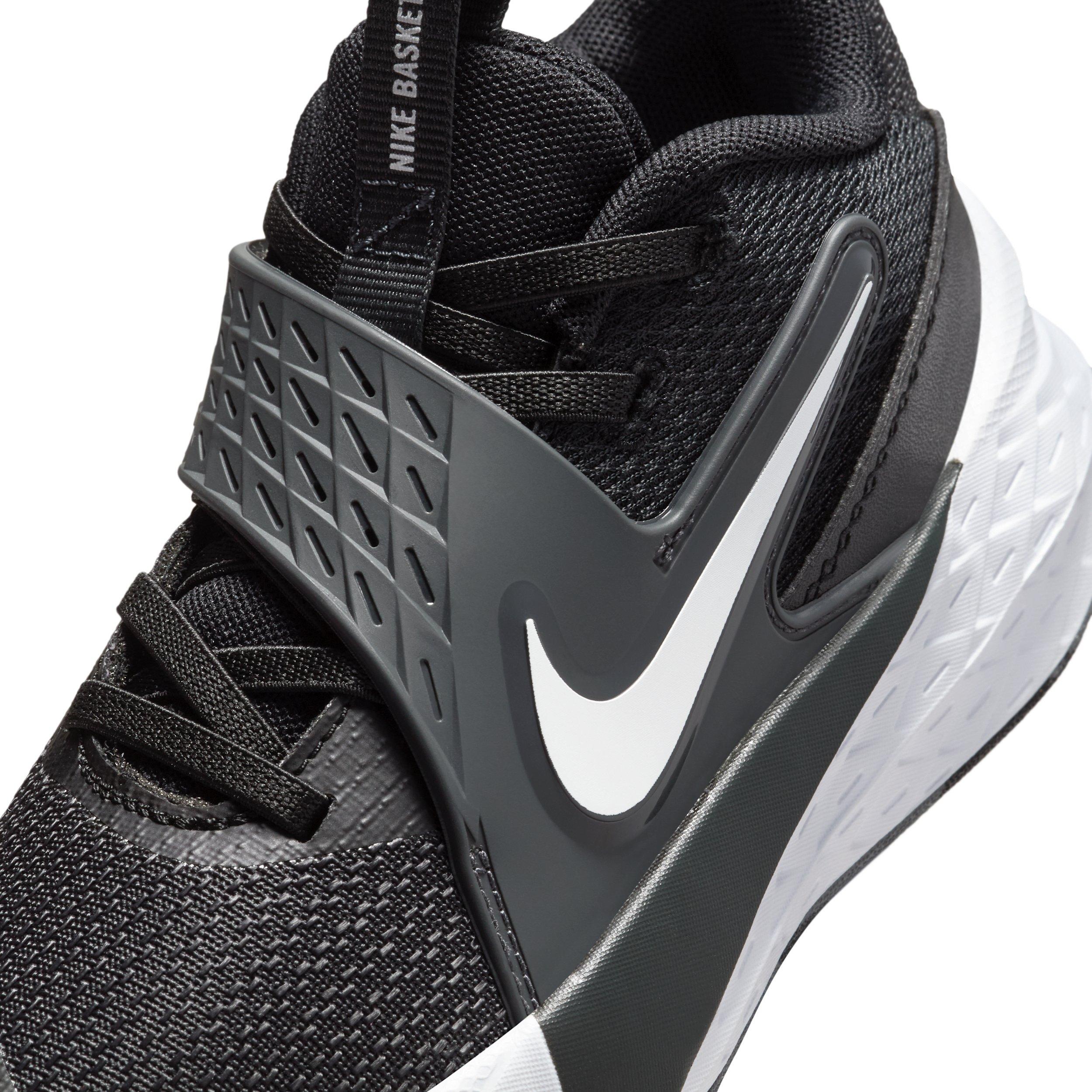 Nike Team Hustle D 12 Preschool Boys' "Black/Anthracite/White" Basketball Shoe