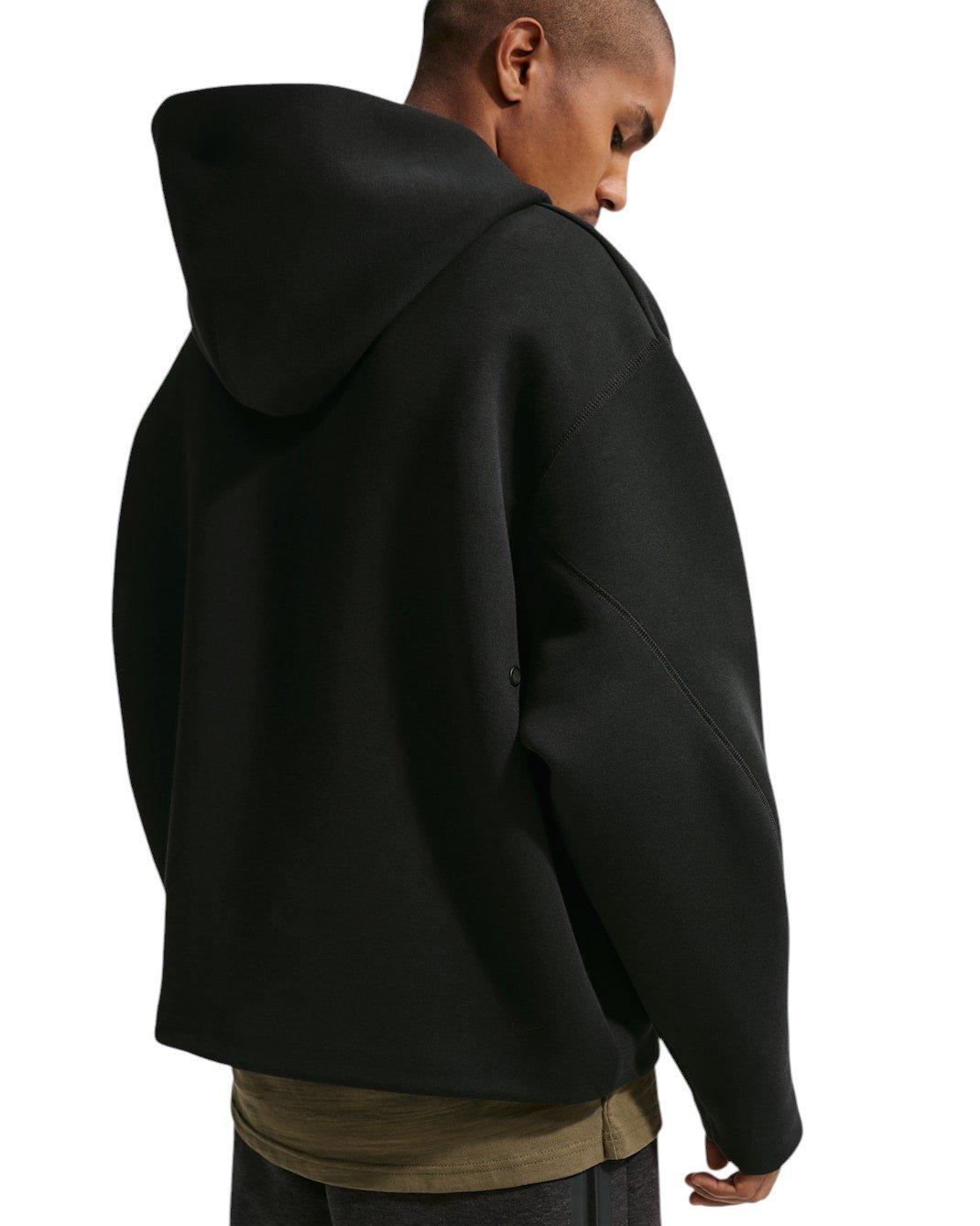Nike Men's Tech Fleece Pullover Hoodie - BLACK