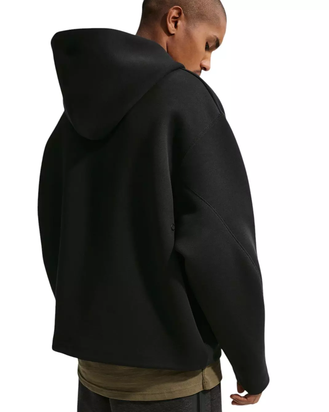 Nike Men's Tech Fleece Pullover Hoodie - BLACK
