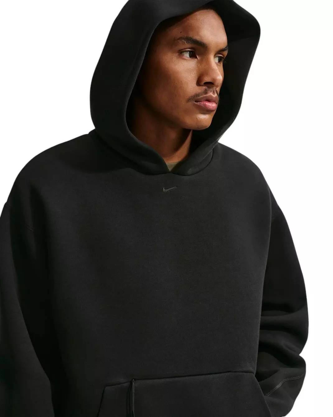 Nike Men's Tech Fleece Pullover Hoodie - BLACK