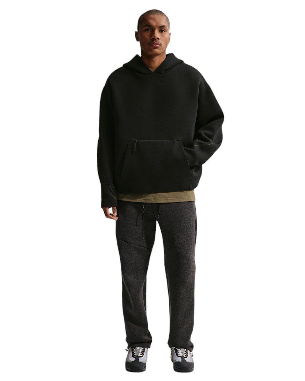 Nike Men's Tech Fleece Pullover Hoodie - BLACK