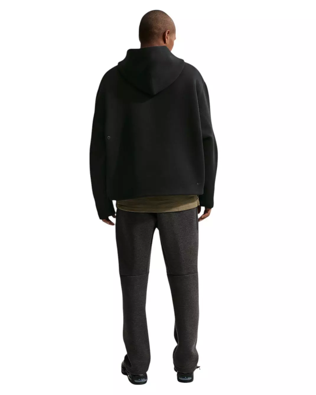 Nike Men's Tech Fleece Pullover Hoodie - BLACK
