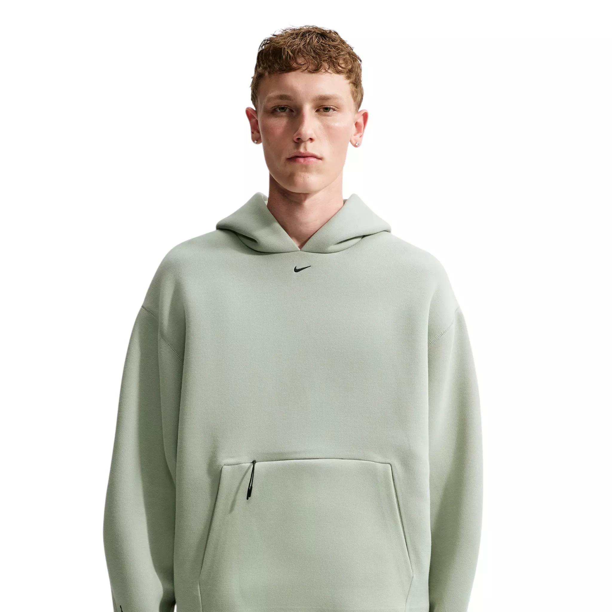 Nike Men's Tech Fleece Pullover Hoodie - GREEN