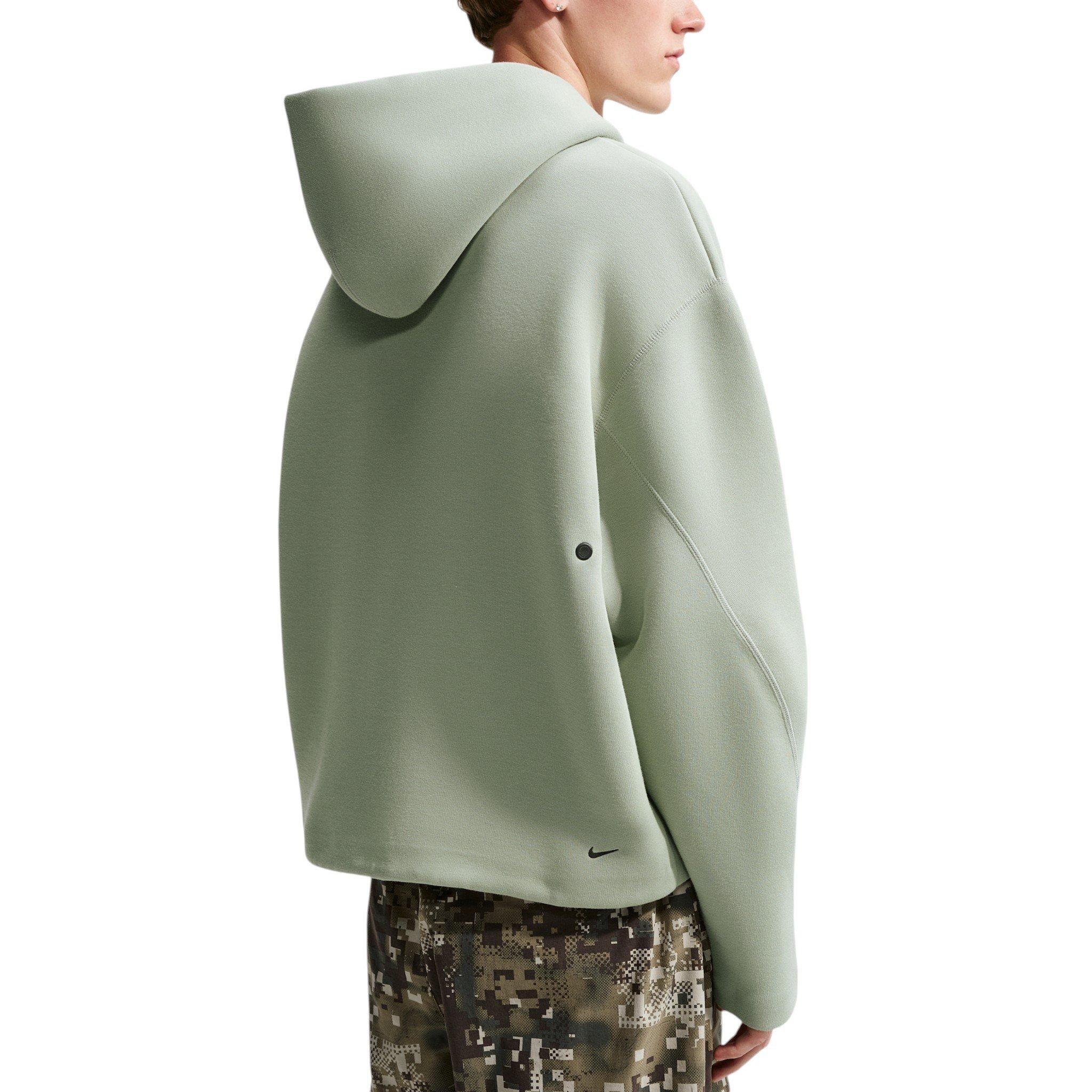 Nike Men's Tech Fleece Pullover Hoodie - GREEN Thumbnail View 2