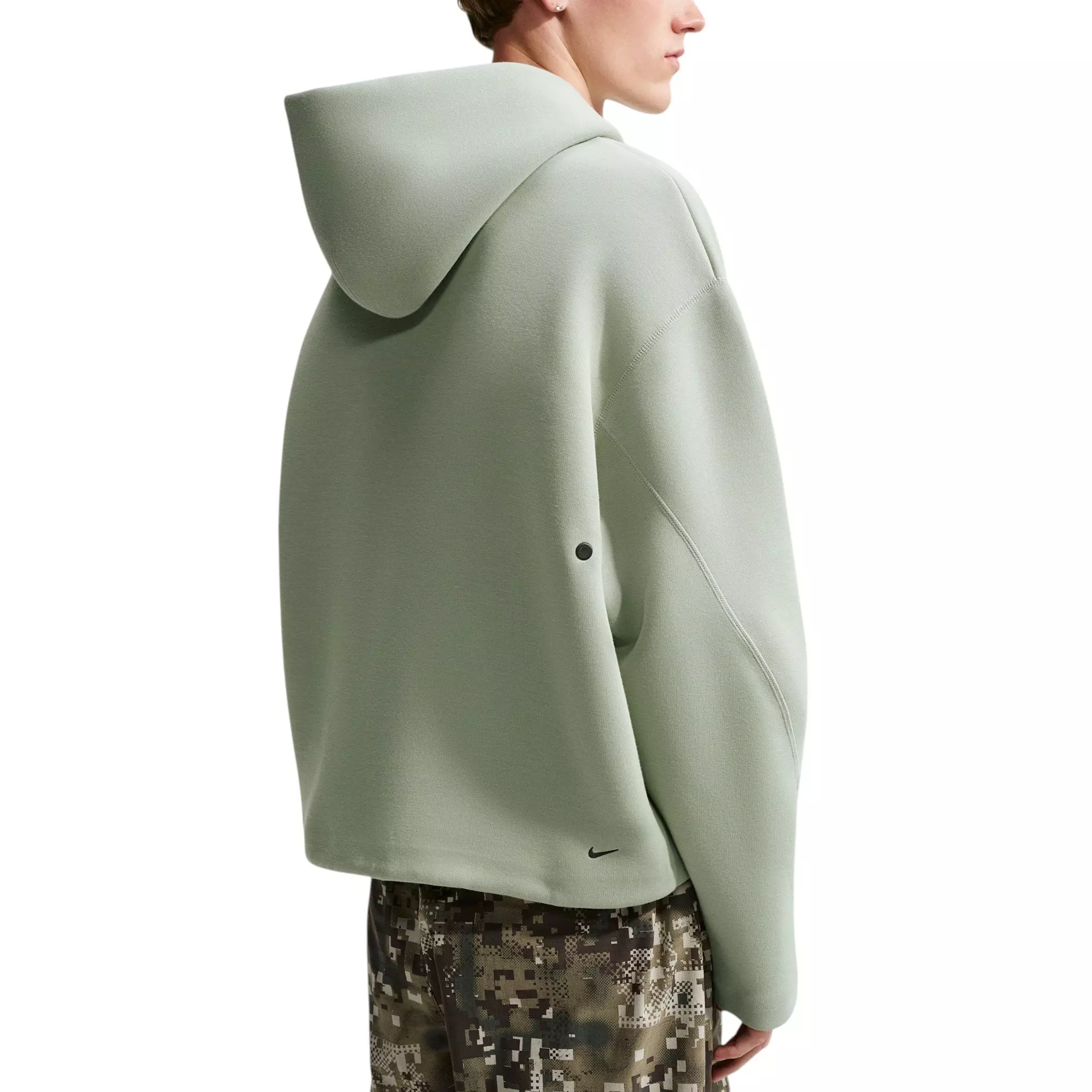 Nike Men's Tech Fleece Pullover Hoodie - GREEN