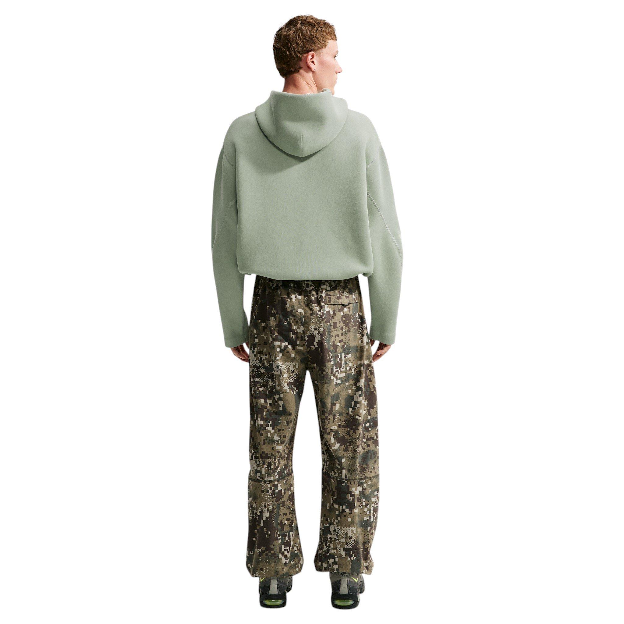 Nike Men's Tech Fleece Pullover Hoodie - GREEN Thumbnail View 5