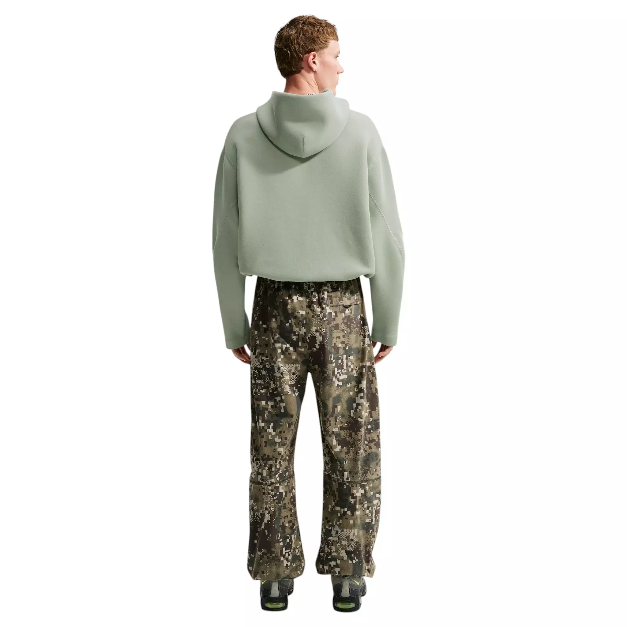 Nike Men's Tech Fleece Pullover Hoodie - GREEN