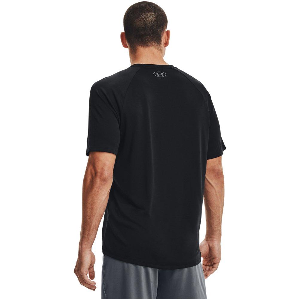 Under Armour Men's Tech&trade; 2.0 Short Sleeve Black Tee - BLACK Thumbnail View 2