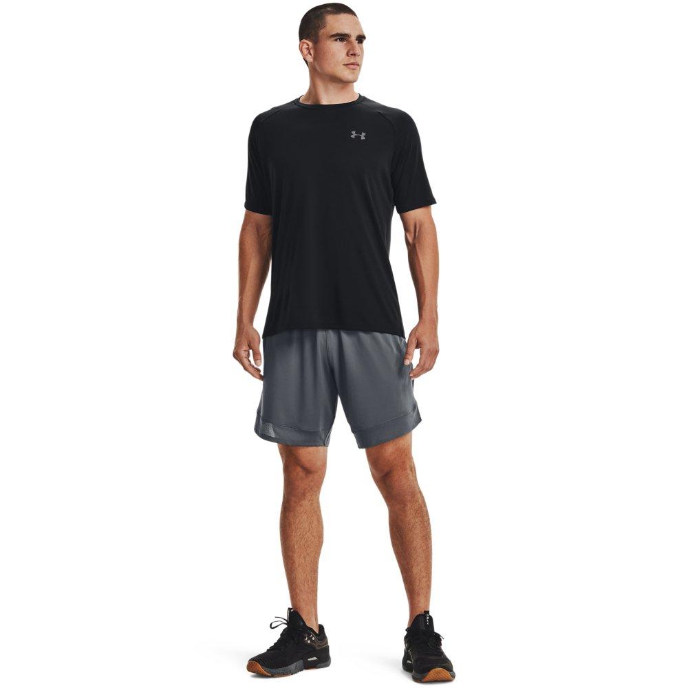 Under Armour Men's Tech&trade; 2.0 Short Sleeve Black Tee - BLACK Thumbnail View 4