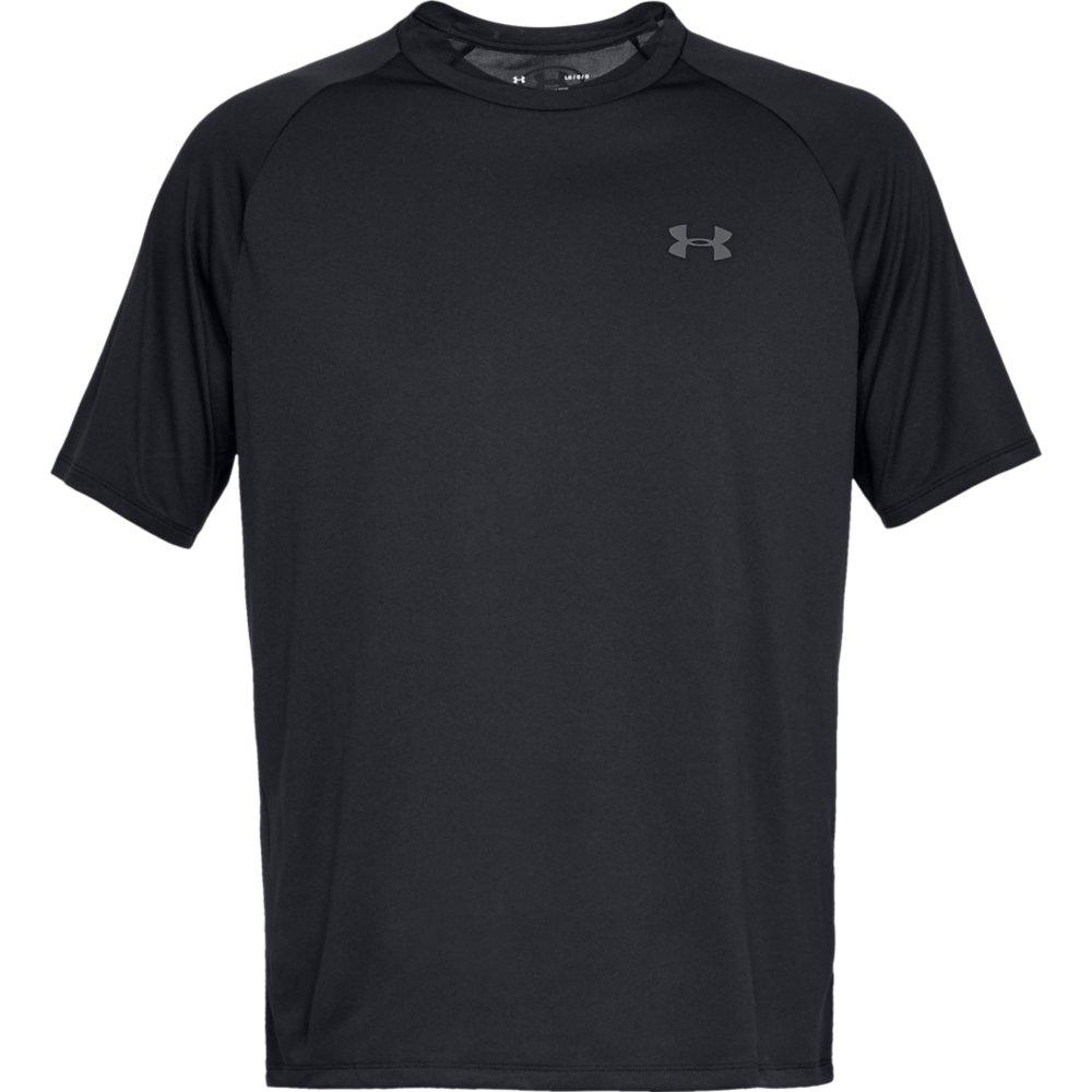 Under Armour Men's Tech&trade; 2.0 Short Sleeve Black Tee - BLACK Thumbnail View 5