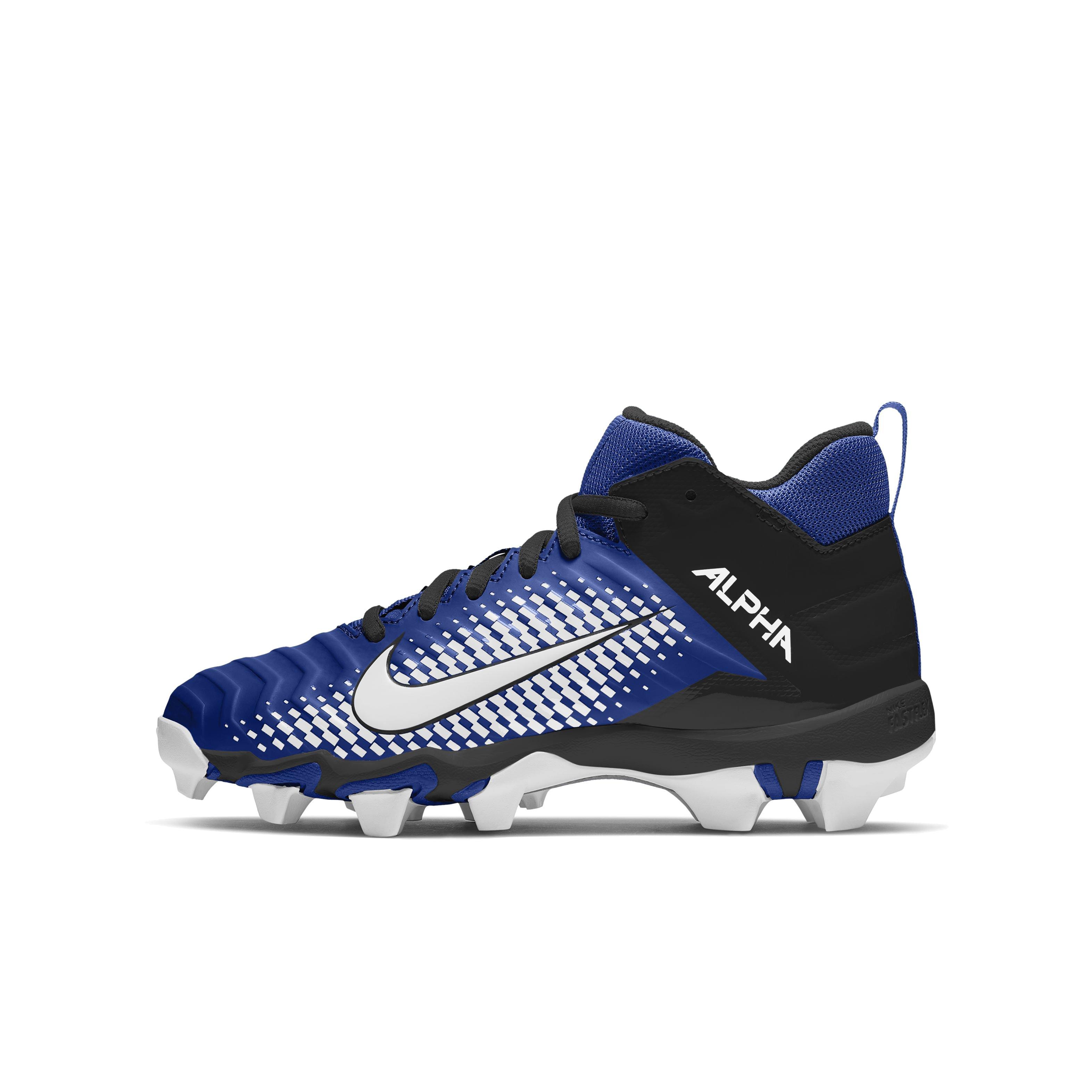 kids high top football cleats