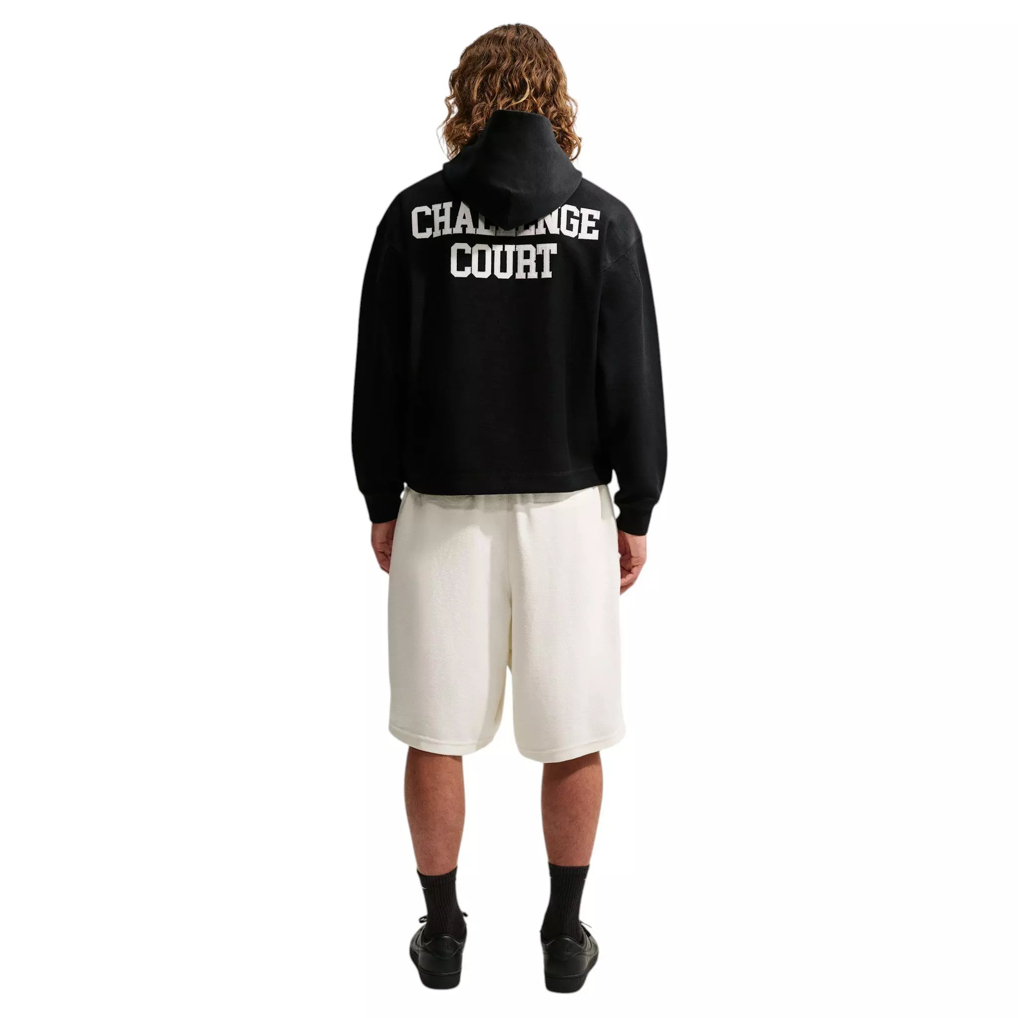 Nike Men's Club Rules French Terry Hoodie - BLACK