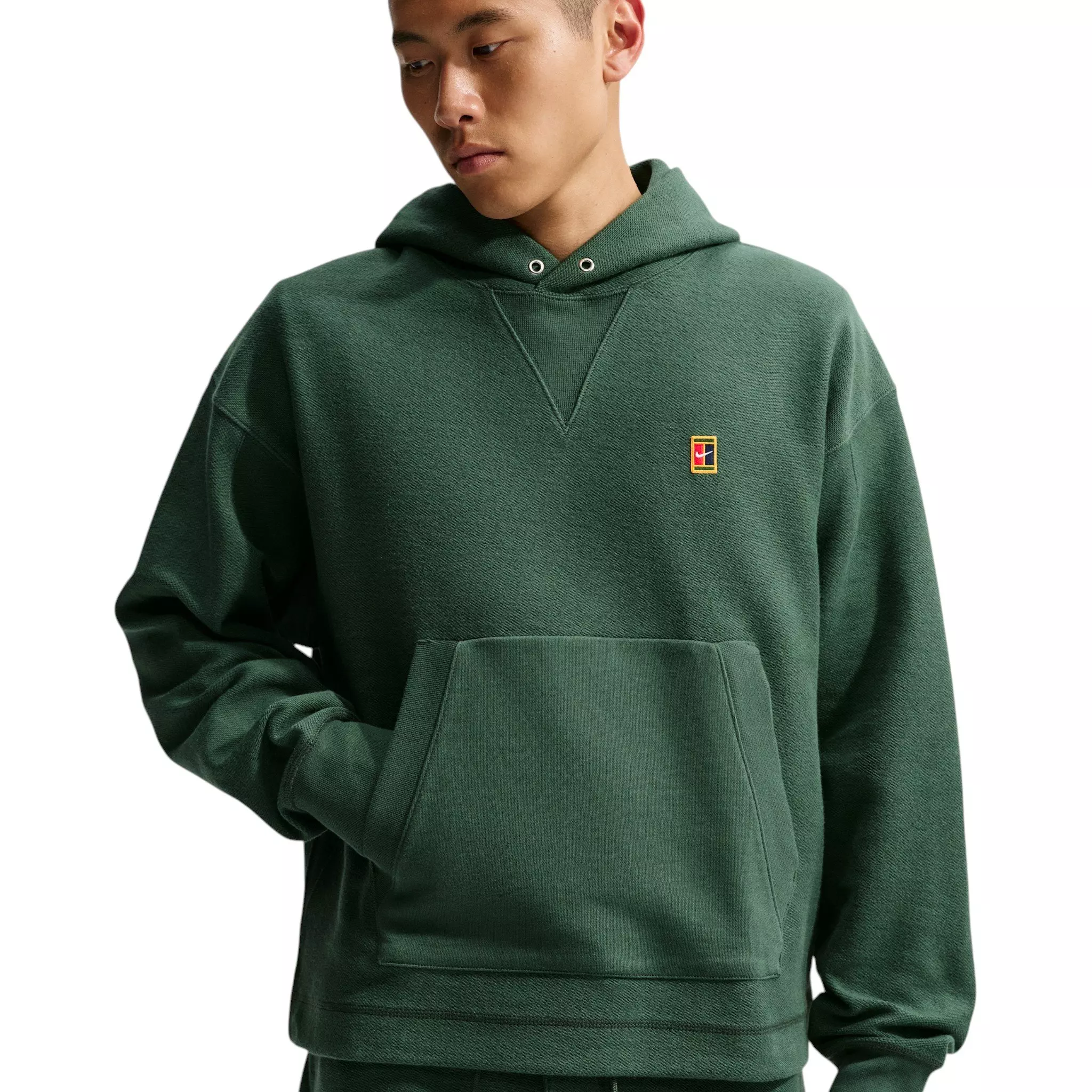 Nike Men's Club Rules French Terry Hoodie - GREEN